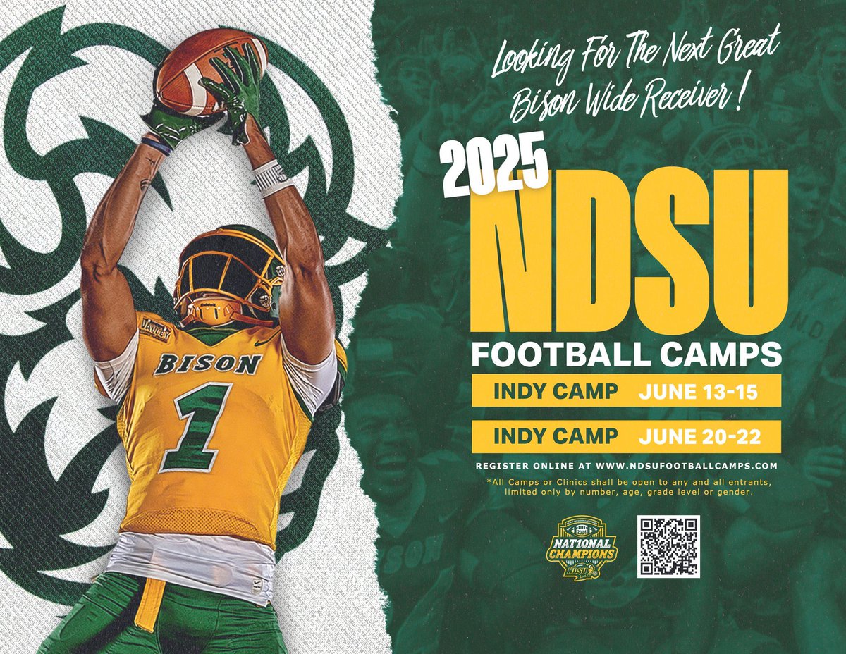 Thank you coach <a href="/DavidWienke15/">David Wienke</a> for the <a href="/NDSUfootball/">NDSU Football</a> camp invite. <a href="/LakeCentral_FB/">Lake Central Football</a>