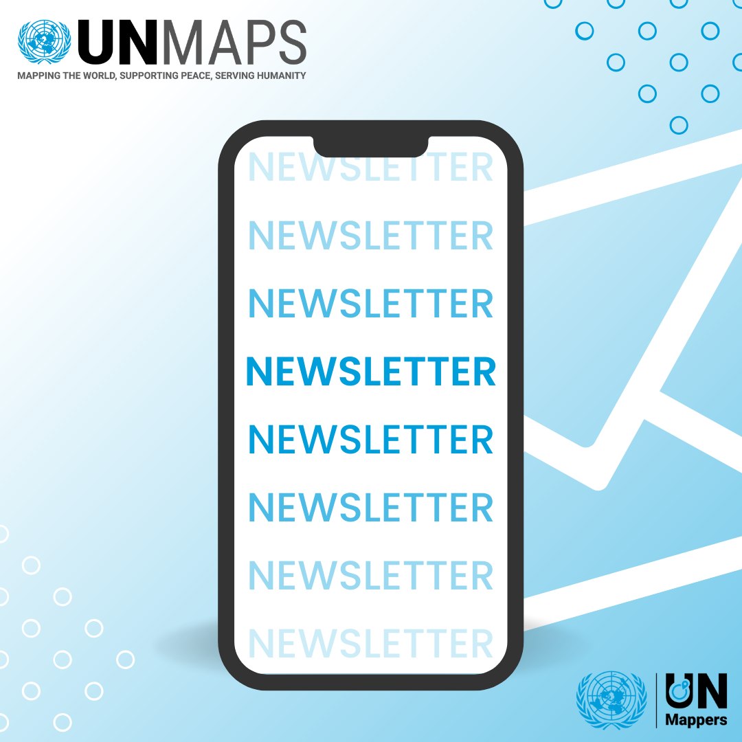 Our May Newsletter is dropping soon! 🙌 📢

Subscribe today to get the latest news about UN Maps and UN Mappers!
📱 tinyurl.com/UNMappersNewsl…

#UNMaps #UNMappers #Newsletter