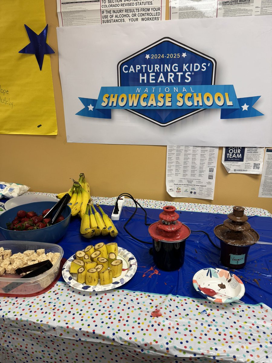 Thunder Valley has been recognized as a Capturing Kids’ Hearts National Showcase School. We celebrated our amazing staff with a chocolate fondue bar! 💙 #CKHNationalShowcaseSchool <a href="/SVVSDBissonette/">Douglas Bissonette</a> <a href="/SVVSDdeputy/">svvsddeputy</a>