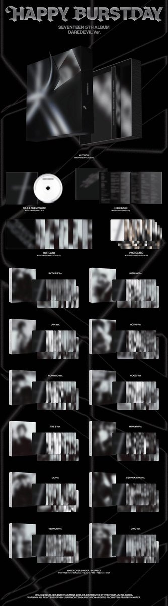 semucolon's tweet photo. [#posmcln] 🇮🇩 po ina go wts
open pre-order 5th album seventeen - happy burstday DAREDEVIL Ver. / Carat Ver. FIX VERSION

• Wonwoo, Mingyu, Scoups (handcarry eta 2 Juni)
💰290k // dp 150k

• Joshua, Jun, Hoshi, Woozi, DK, The8, Seungkwan, Vernon, Dino (EMS)
💰240k // dp 130k https://t.co/mxeF8aW7x0