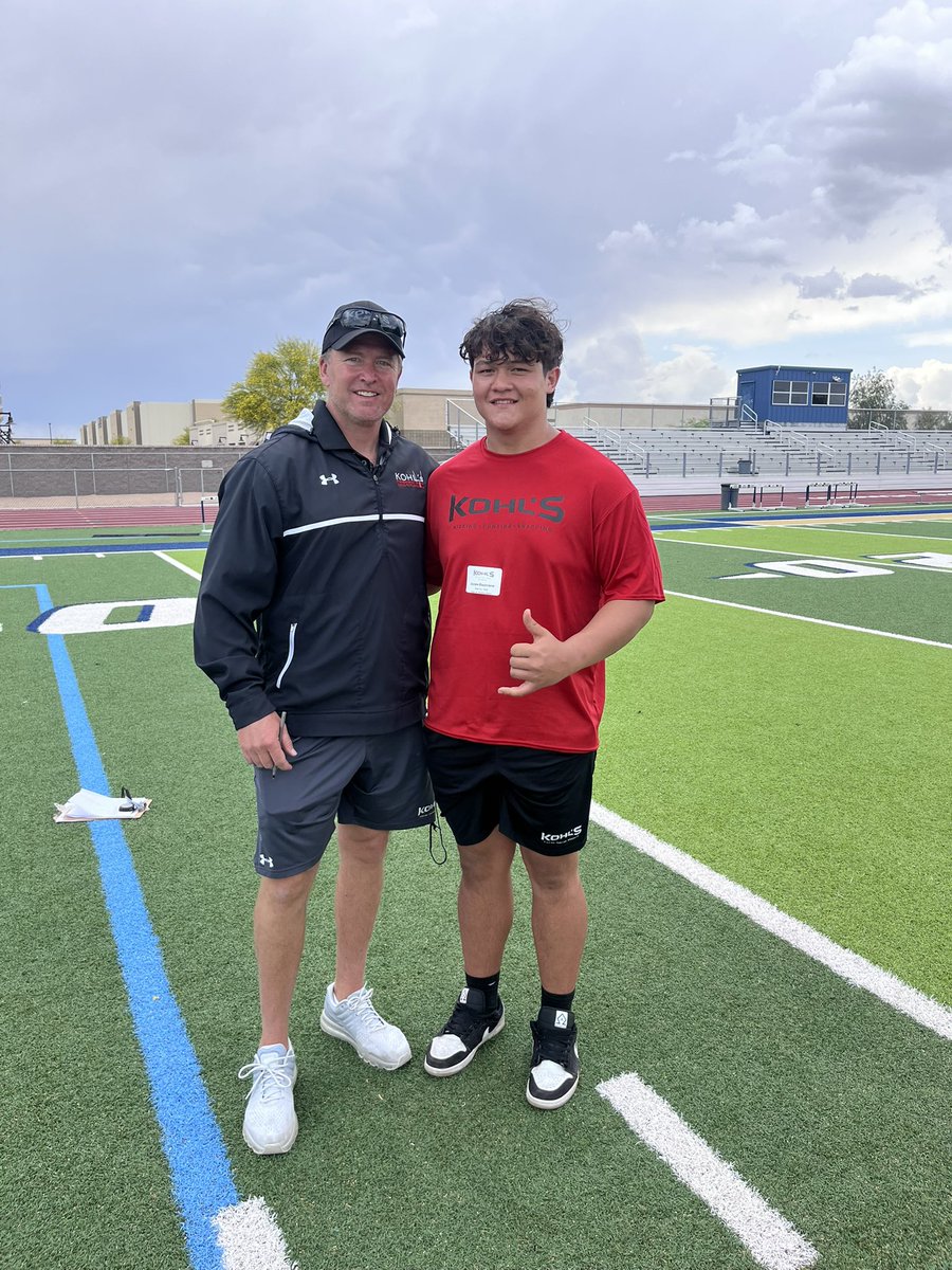 Jaxon Guerrero (@jaxonguerrero07) on Twitter photo Thank you <a href="/KohlsKicking/">Kohl's Kicking Camps</a> for the great camp this past weekend. Excited to have charted 1st in the whole camp with a 111.97 and made finals for competition. Excited to keep working! <a href="/Coach_Radke/">Luke Radke</a> <a href="/CoconinoFB/">Coconino Panther Football</a> <a href="/Coach_LaPlante/">Coach LaPlante</a> <a href="/steverausch17/">Rausch Kicking</a> <a href="/JUSTCHILLY/">Just Chilly</a> <a href="/Coach_Hoff_/">Coach Hoff</a> <a href="/KAFFSports/">KAFF Sports</a> Thank you <a href="/KohlsKicking/">Kohl's Kicking Camps</a> for the great camp this past weekend. Excited to have charted 1st in the whole camp with a 111.97 and made finals for competition. Excited to keep working! <a href="/Coach_Radke/">Luke Radke</a> <a href="/CoconinoFB/">Coconino Panther Football</a> <a href="/Coach_LaPlante/">Coach LaPlante</a> <a href="/steverausch17/">Rausch Kicking</a> <a href="/JUSTCHILLY/">Just Chilly</a> <a href="/Coach_Hoff_/">Coach Hoff</a> <a href="/KAFFSports/">KAFF Sports</a>
