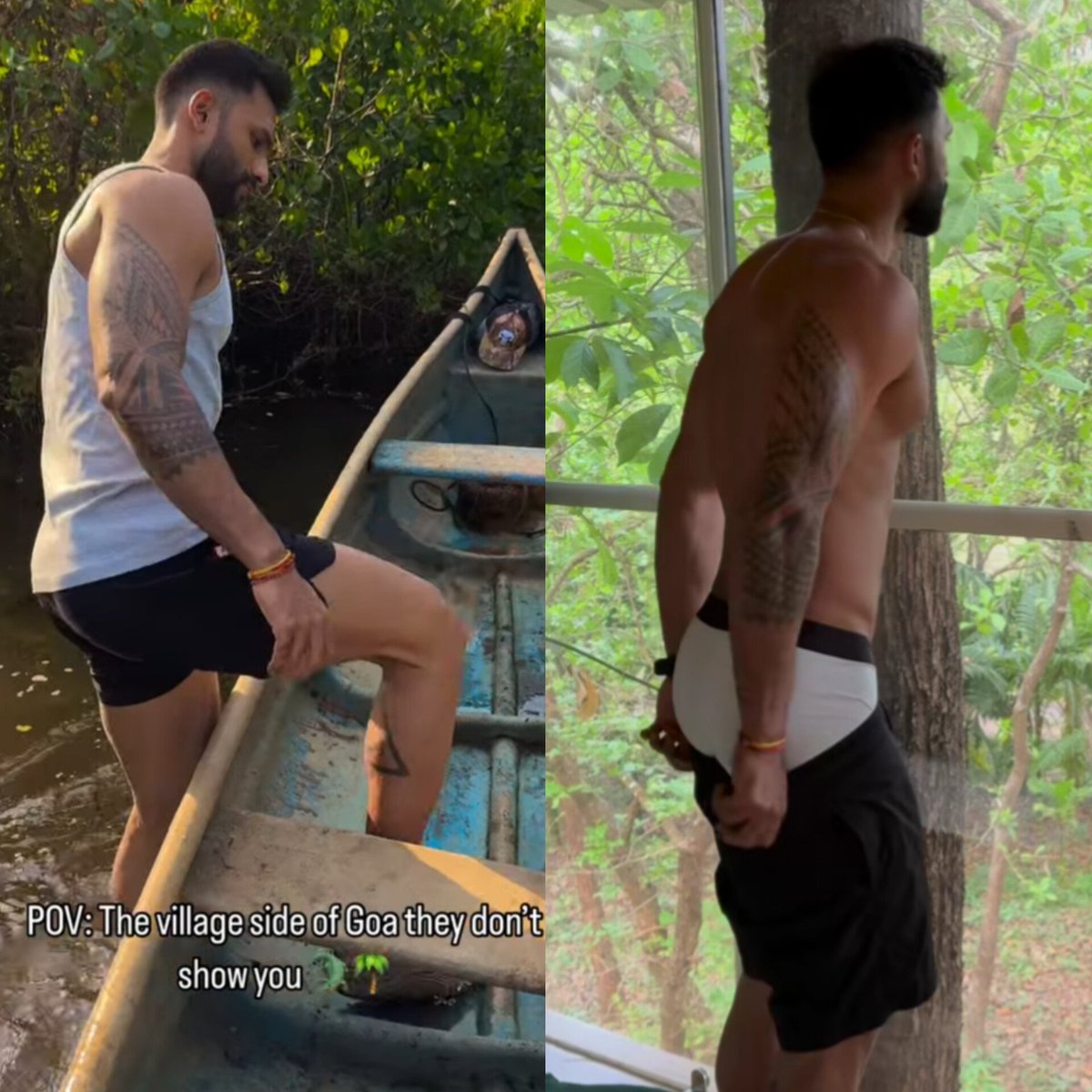 the side he rarely shows us 🤭🥵😍