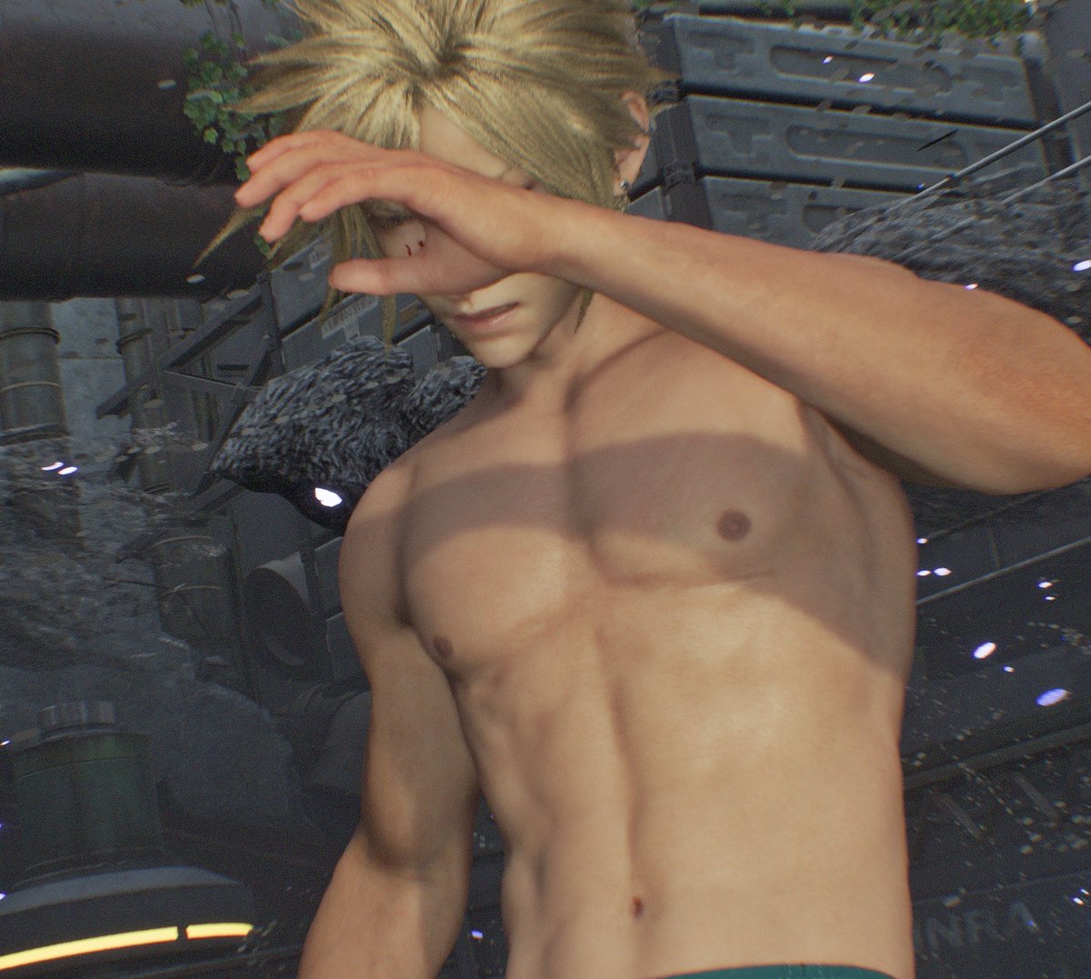 kurtiskrow's tweet image. Was makin a scp and was asked to post these screenies
#cloudstrife