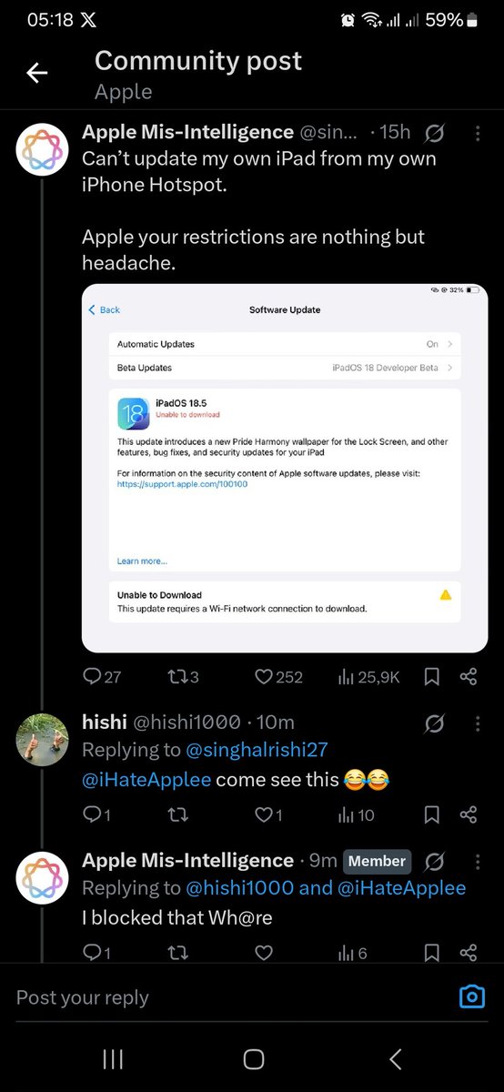 😂😂😂 apple users are something else