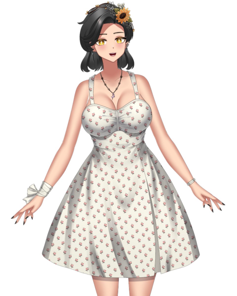 Did I show you my new outfit? I love dressing up and changing my outfits. 
Credit <a href="/PapaNidh/">INDOS Studio | OPEN COMMS</a>