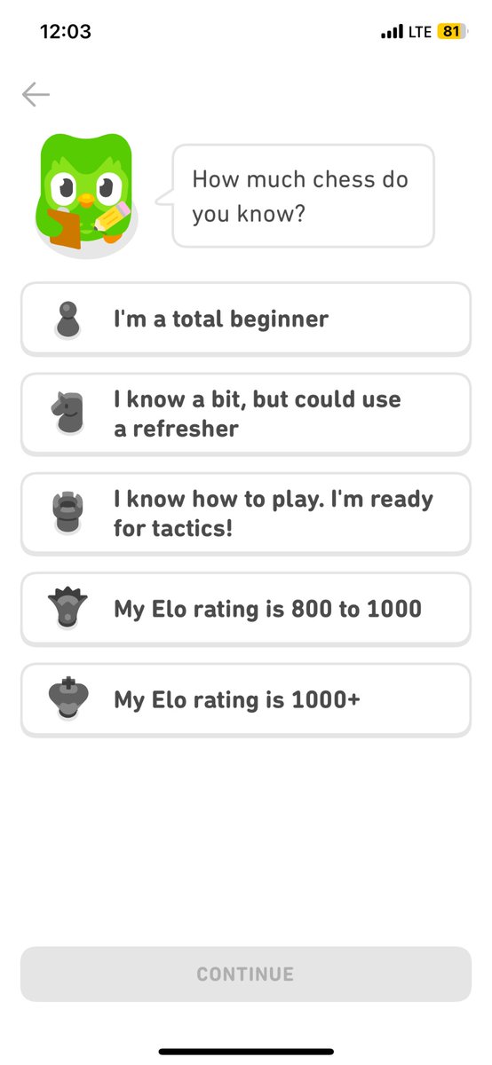 yongtae923's tweet image. 듀오링고에서 체스도 할 수 있는 날이 오다니...!! 신난다!!