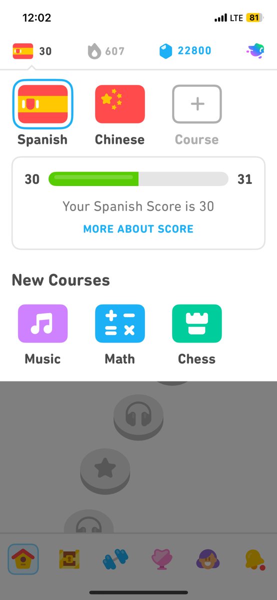 yongtae923's tweet image. 듀오링고에서 체스도 할 수 있는 날이 오다니...!! 신난다!!