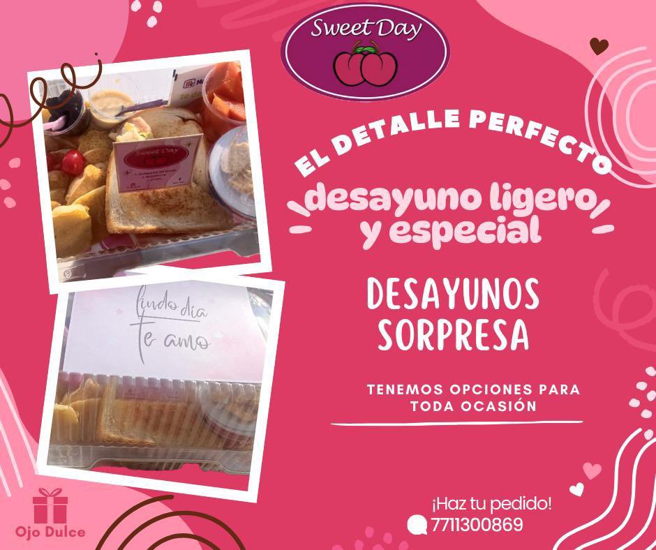 Central_MXH's tweet image. #emprendimiento #publicidad

🎂 😍 SWEET DAY,  la mejor opción para tus regalos y sorpresas para cualquier ocasión.

#CupcakeChallenge #cupkakes

Realiza tus pedidos para el #diadelniño al 7711300869 o en esta página 👇🏼

facebook.com/share/16ejS5Qg…