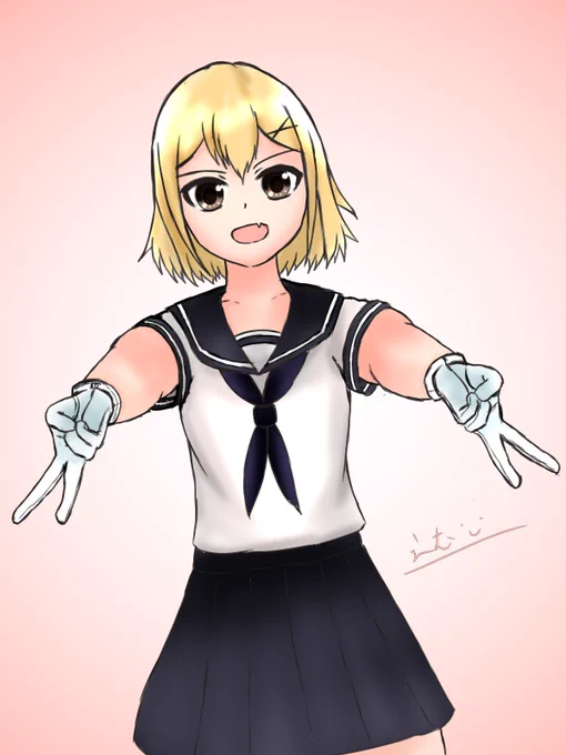 ガキの絵ねぇ…… 中3の頃生み出したのがこいつだったなあ