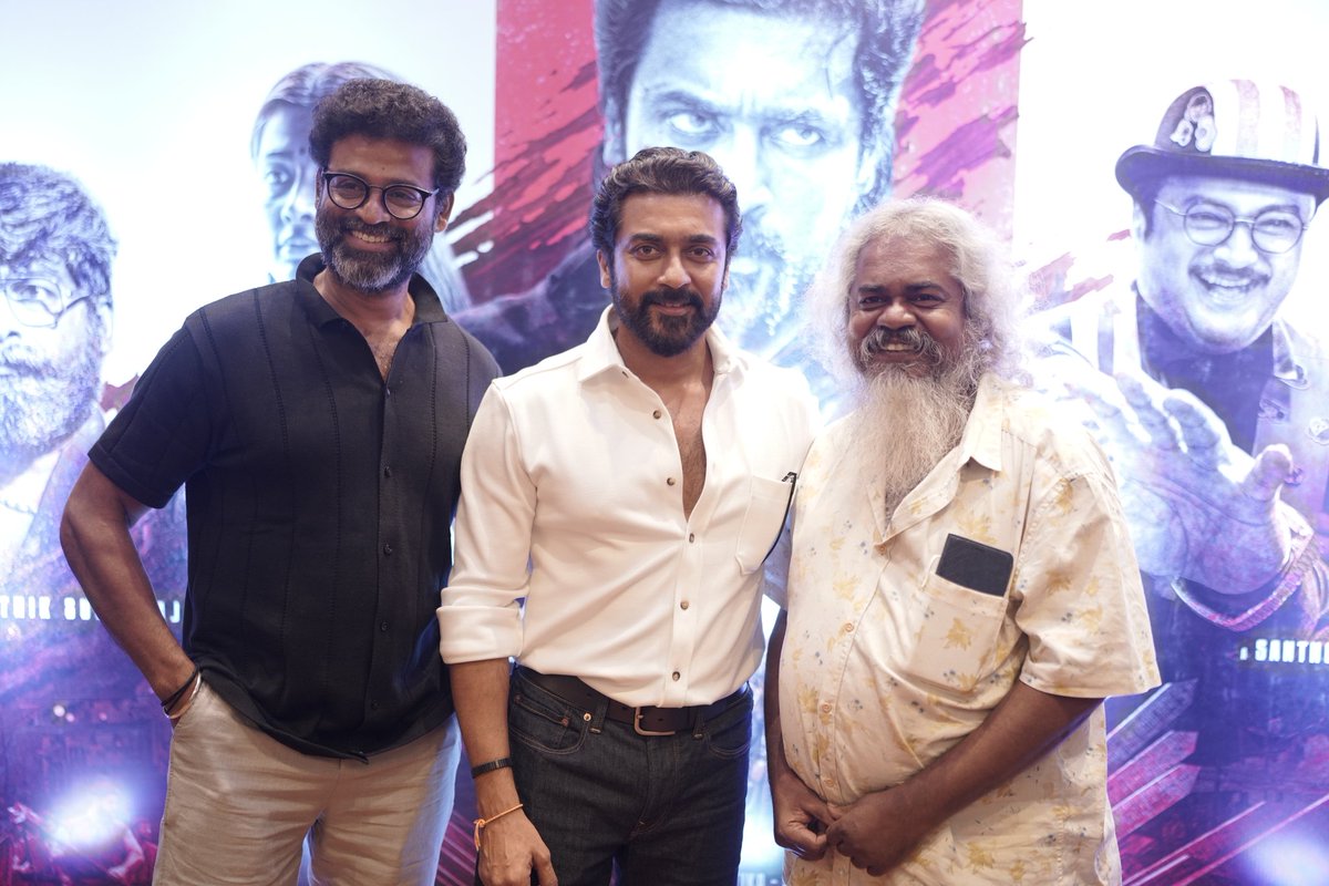 kayaldevaraj's tweet photo. #Retro #RetroBlockbuster
#RetroSuccessMeet
#Suriya #PoojaHedge
@Suriya_offl @SuriyaFansClub @hegdepooja @karthiksubbaraj
@premkumaractor https://t.co/yRunXQu5Ak