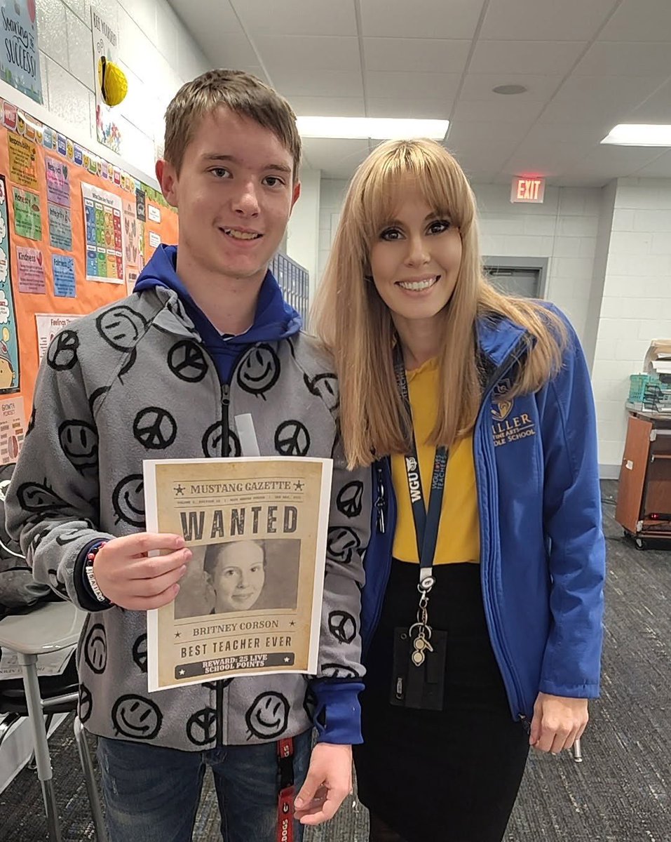 Day 3 of Teacher Appreciation Week had our students searching high and low for the Wanted Teachers in the building!! <a href="/BibbSchools/">Bibb County Schools</a> <a href="/Miller_Magnet/">Miller Fine Arts Magnet Middle School</a>