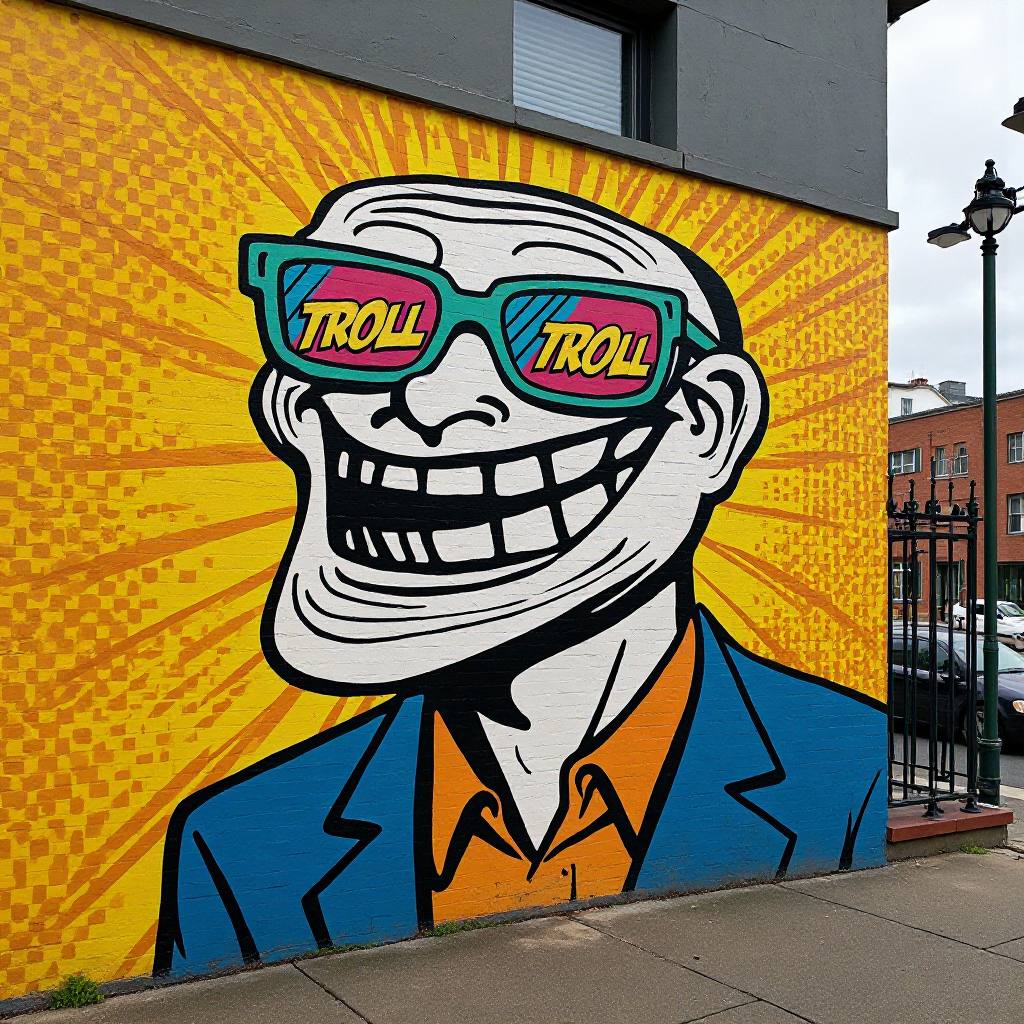 ERC20Trolls's tweet photo. They advertise with billboards.
We become them.
$TROLL on the streets, in your head, and on-chain. #TrollERC20 https://t.co/1wr3ju1px8
