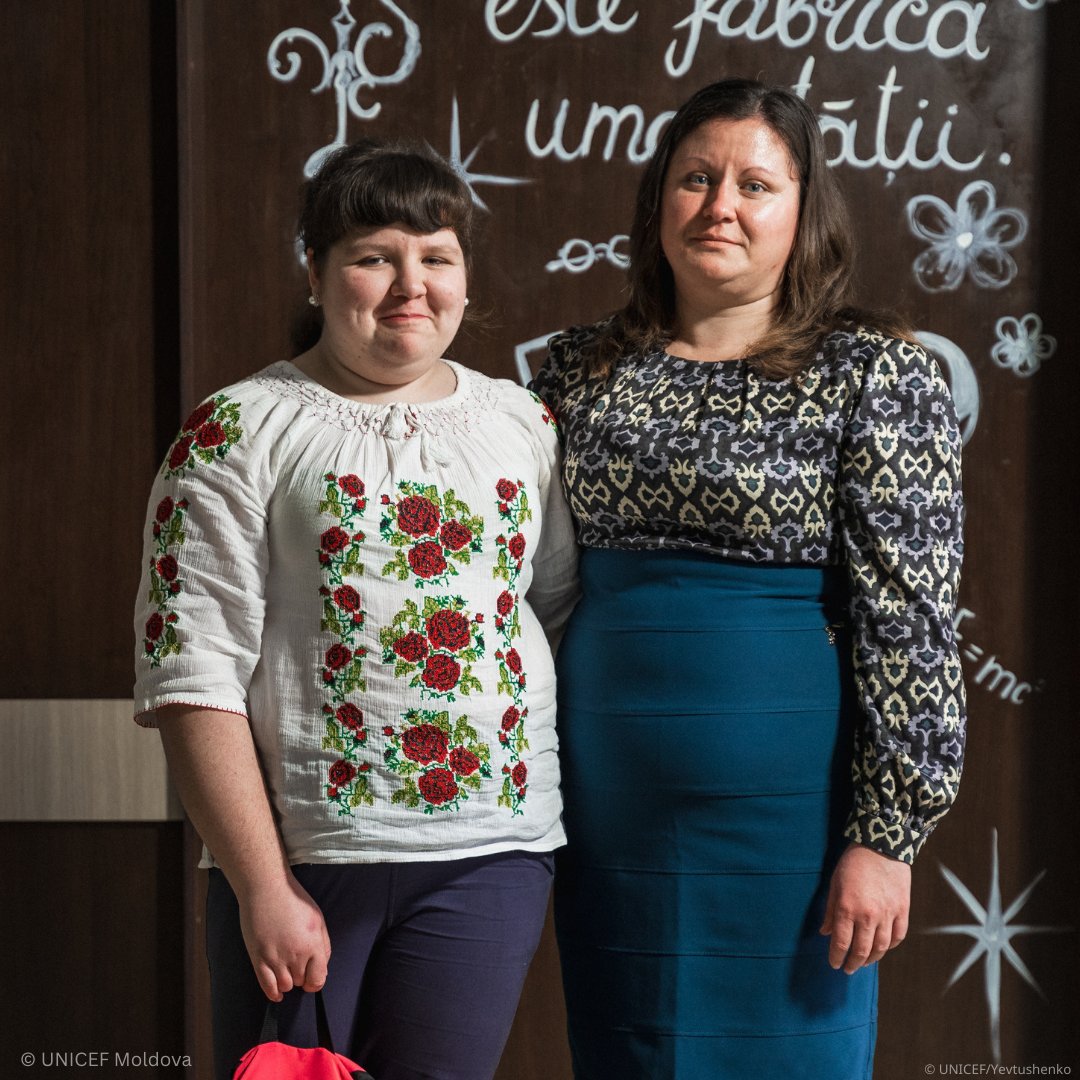 UNICEF's tweet image. Raisa from Moldova believes that girls today need strong role models.
Without knowing it, she has become that very person for her daughter Marina, 15, who sees all the strength, understanding and support she needs in her mother.
Who is your role model? Share below. #GirlGoals