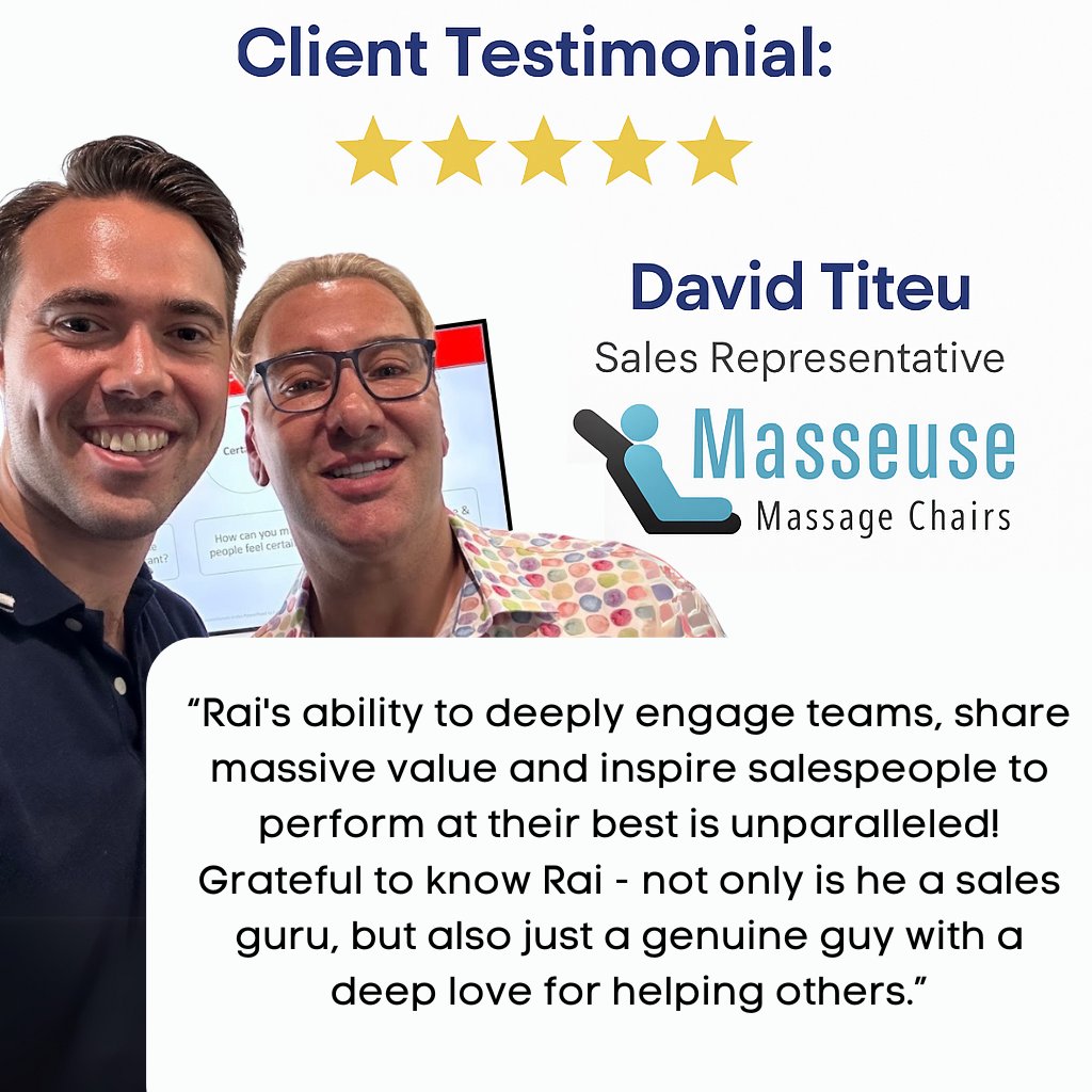 raimondvolpe's tweet image. 💥 When your energy lifts an entire sales team, people notice! Rai doesn’t just teach—he transforms.
 
This kind of impact doesn’t come from slides… it comes from someone who actually cares!  

#SalesLeadership #RealImpact #DynamoDifference