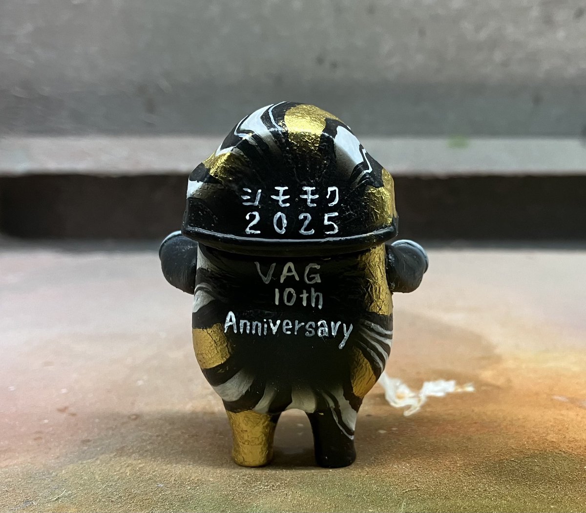 だいたい出来ました！
ではソフビくじの制作に戻るぞい！
そういえば金箔はもちろん本物じゃありません😊