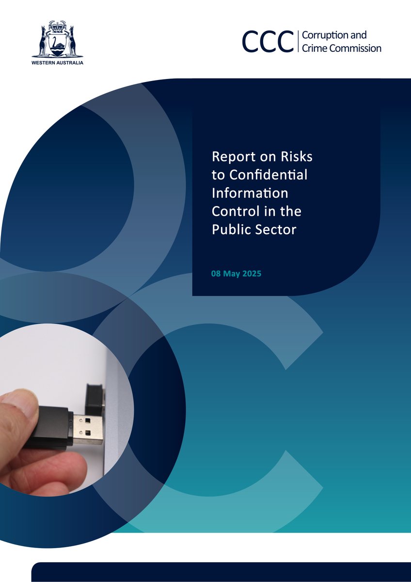 The CCC tabled a report outlining the risks of lax information control in the Public Sector, particularly for exiting employees. 

Find out more here: ccc.wa.gov.au/media/news-arc…