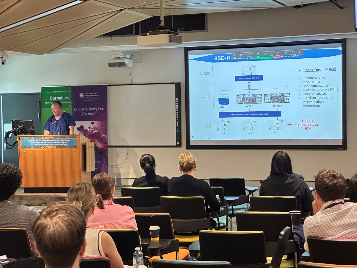 CRE RESPOND (@cre_respond) on Twitter photo Introducing to the stage Professor John Fraser, Founder of the Critical Care Research Group, who is updating us on...
🫀XVIVO Perfusion techniques
Here at the Brisbane Transplant ID meeting 2025!🥳🥳
<a href="/CCRG_Research/">Critical Care Research Group</a>
#Perfusion #Transplants #Organs Introducing to the stage Professor John Fraser, Founder of the Critical Care Research Group, who is updating us on...
🫀XVIVO Perfusion techniques
Here at the Brisbane Transplant ID meeting 2025!🥳🥳
<a href="/CCRG_Research/">Critical Care Research Group</a>
#Perfusion #Transplants #Organs