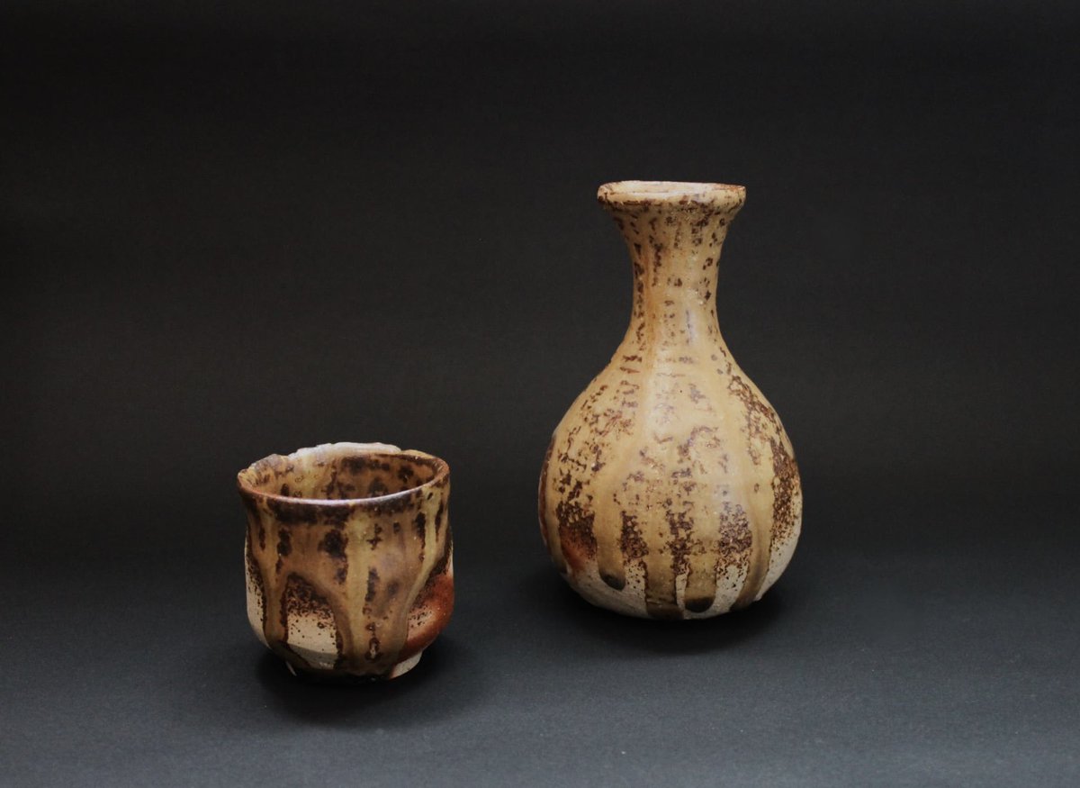 毎年2月に開催させていただいてました、二人展。5月開催にしてみました🌱金土日と潤平先生御在廊です！
#夢幻庵銀座店 #市川透 #金重潤平
