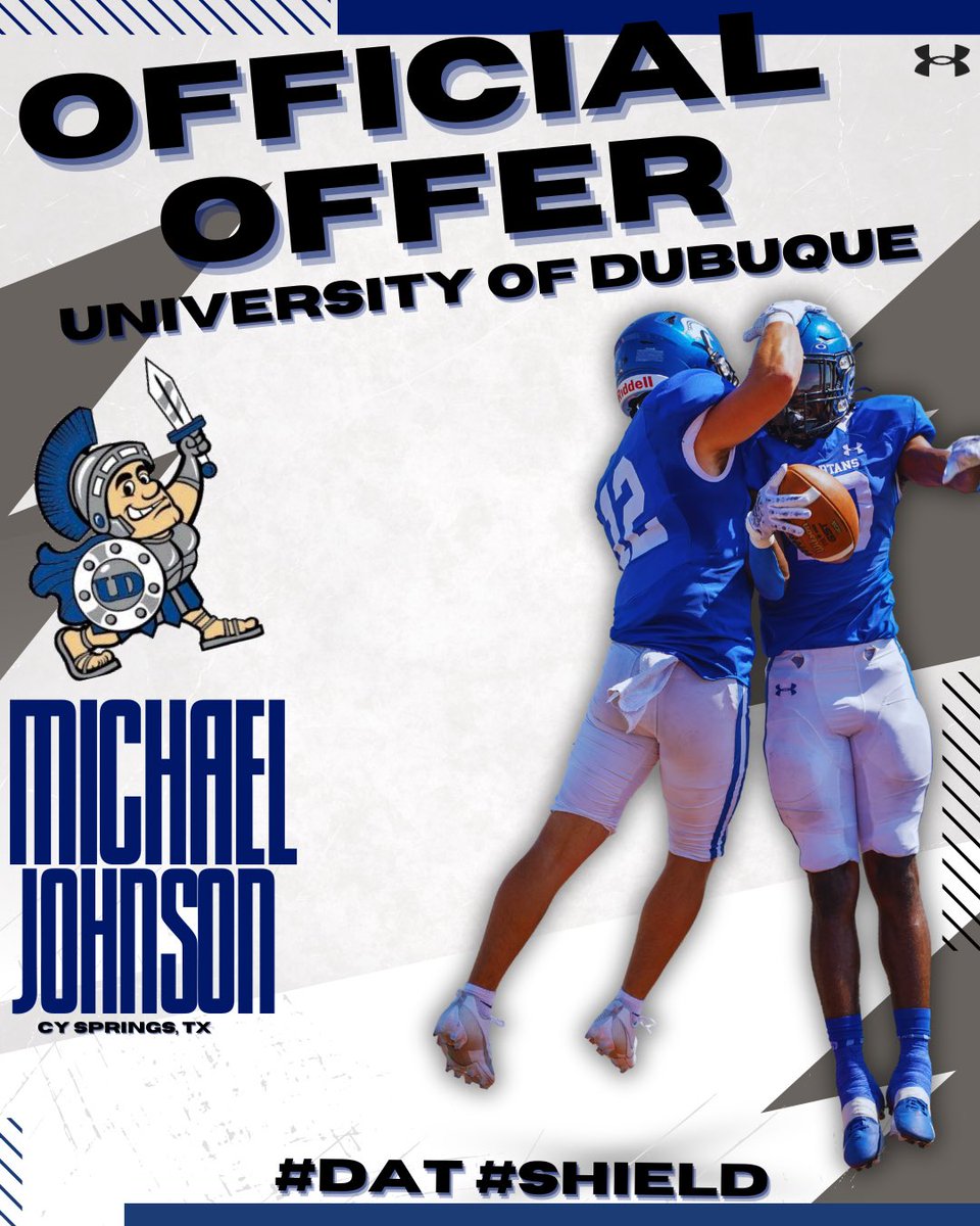 micheal johnson (@officialmike111) on Twitter photo AFTER A GREAT CONVERSATION WITH <a href="/Coachgreen02/">Xavier Green</a> I AM BLESSED TO RECEIVE AN OFFER FROM DUBUQUE UNIVERSITY ISAIAH 60:22 #ATGT AFTER A GREAT CONVERSATION WITH <a href="/Coachgreen02/">Xavier Green</a> I AM BLESSED TO RECEIVE AN OFFER FROM DUBUQUE UNIVERSITY ISAIAH 60:22 #ATGT