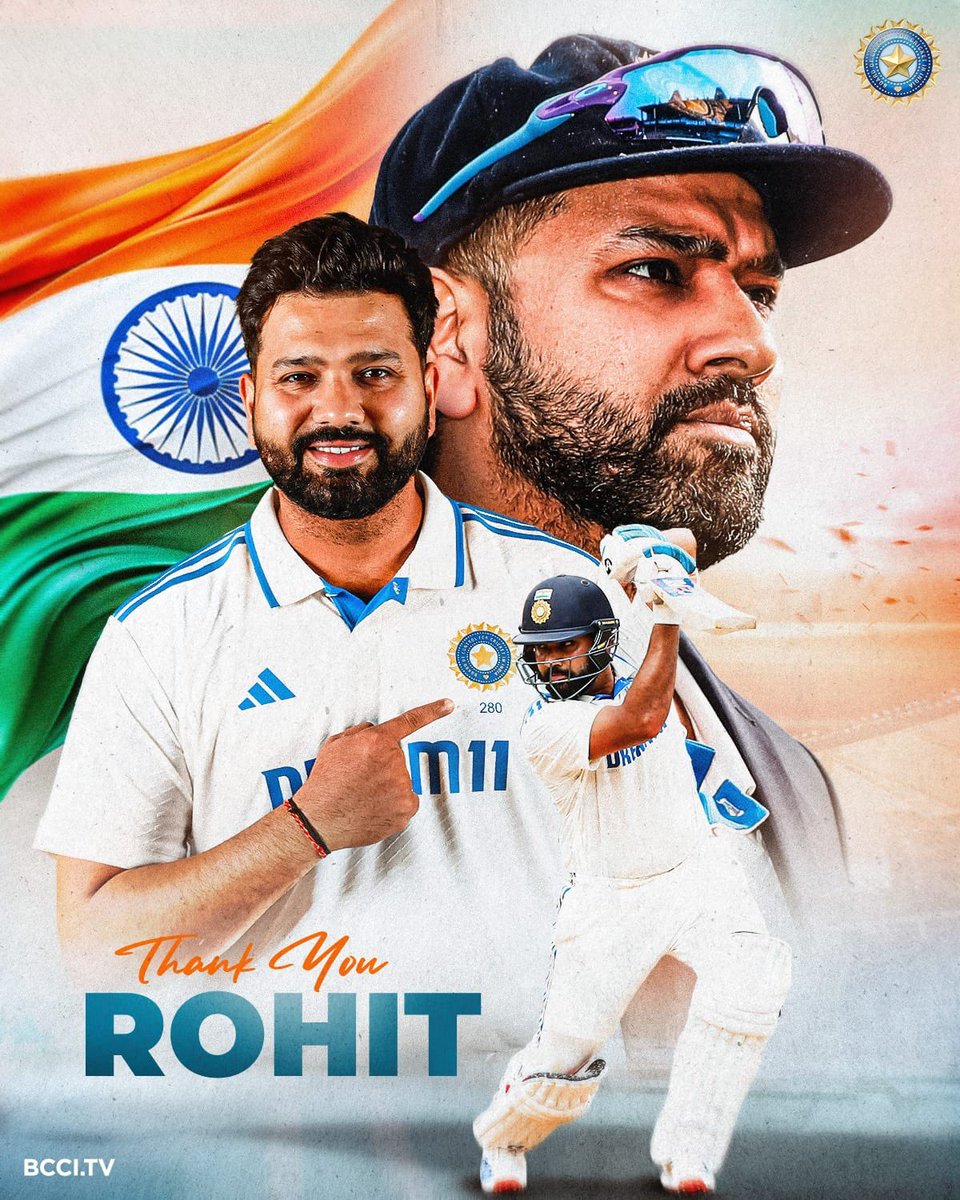 Suniel Shetty (@sunielvshetty) on Twitter photo The pull shots, the poise, the pride in whites…unforgettable.
From effortless elegance to fearless leadership — you made Test cricket your own, on your own terms.
The whites will miss #SharmajiKaBeta.
We all will. 🫡
<a href="/ImRo45/">Rohit Sharma</a> The pull shots, the poise, the pride in whites…unforgettable.
From effortless elegance to fearless leadership — you made Test cricket your own, on your own terms.
The whites will miss #SharmajiKaBeta.
We all will. 🫡
<a href="/ImRo45/">Rohit Sharma</a>