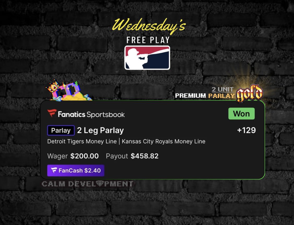 CalmDevPicks's tweet image. Cash it