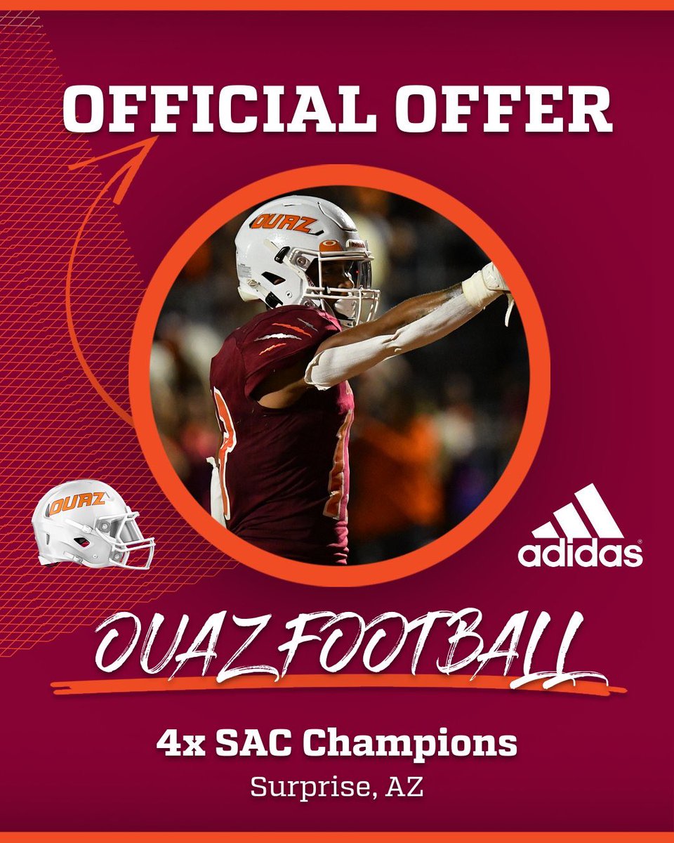Mohamed “2x” Mohamed (@mohamedm2x) on Twitter photo Blessed to receive a scholarship from OUAZ!! <a href="/CoachMurphyQB/">Reilly Murphy</a> <a href="/CoachJDominguez/">Jerry Dominguez</a> <a href="/OUAZFootball/">OUAZ Football</a> Blessed to receive a scholarship from OUAZ!! <a href="/CoachMurphyQB/">Reilly Murphy</a> <a href="/CoachJDominguez/">Jerry Dominguez</a> <a href="/OUAZFootball/">OUAZ Football</a>