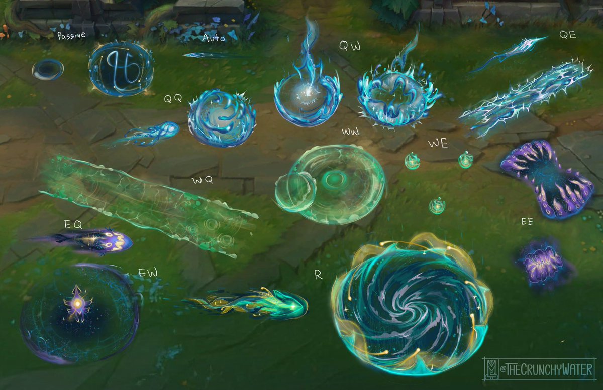 Skin Concept: Elementalist Hwei (Water Form) 💦
#hwei #LeagueOfLegends