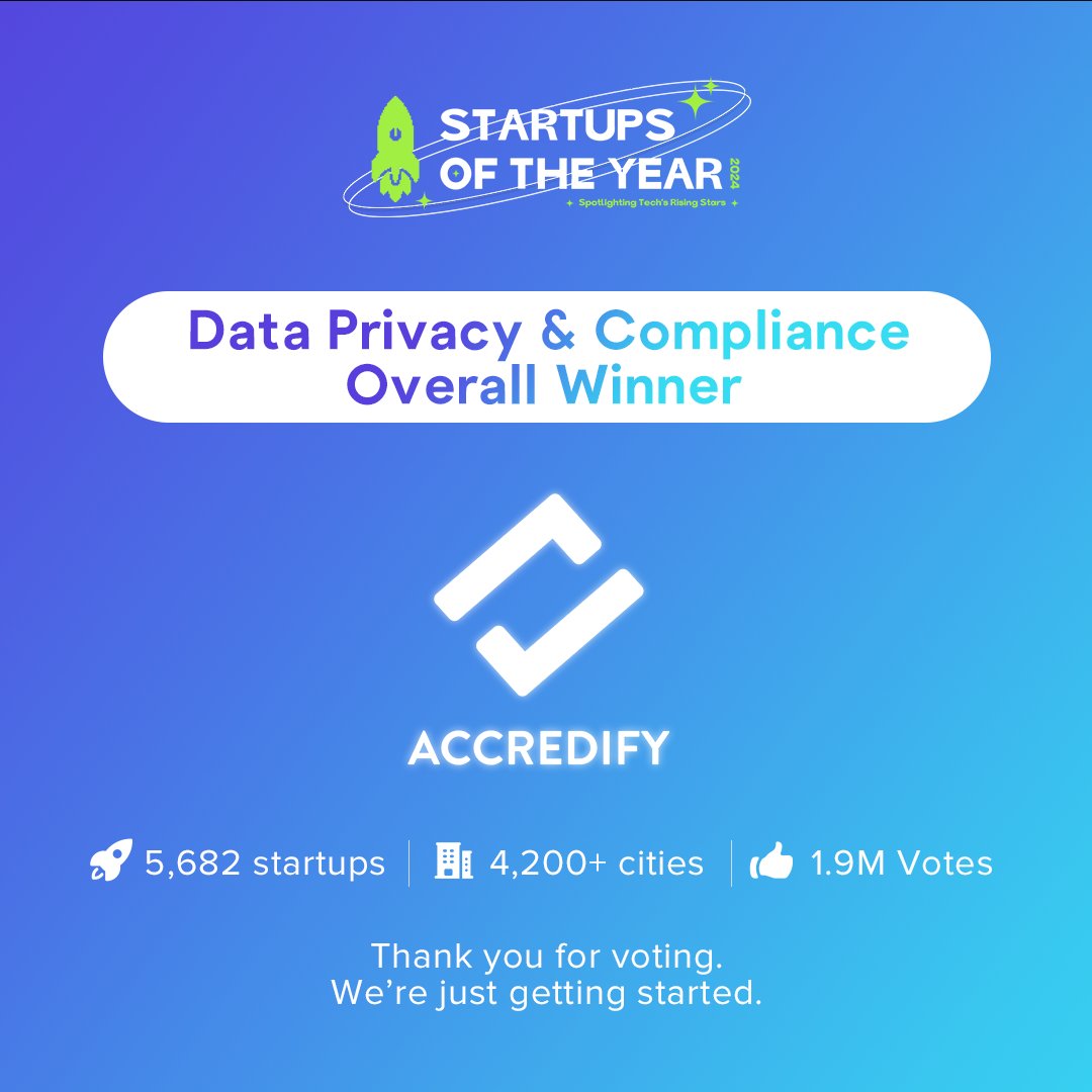 We’re thrilled to be named Overall Winner in Data Privacy &amp; Compliance (Cybersecurity) at <a href="/hackernoon/">HackerNoon | Learn Any Technology</a>'s #StartupsoftheYear2024! 🏆

Out of 5,682 startups &amp; 1.9M+ votes—thank you for believing in our mission to make authentication accessible to all.

#verifiablecredentials