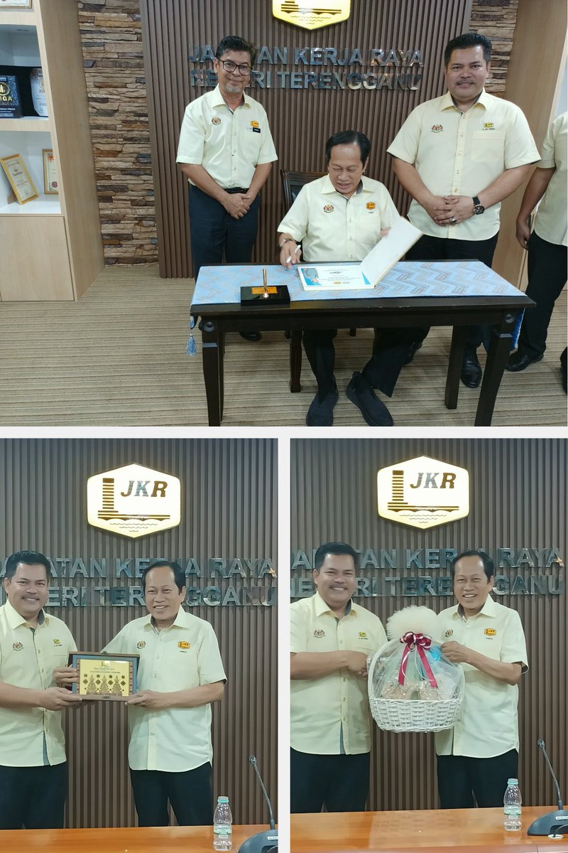 JKR Terengganu (@jkrterengganu) on Twitter photo Lawatan Kerja Rasmi YB Datuk Seri Ahmad Maslan, Timbalan Menteri Kerja Raya ke JKR Terengganu pada 6 Mei 2025 bertempat di Bilik Gerakan, Tingkat 12, Wisma Negeri, Kuala Terengganu.
<a href="/HasliJKR/">Hasli Ibrahim (Ir. Dr.)</a>
<a href="/IPJKR_Official/">JKR Malaysia Rasmi</a>
#IamJKR Lawatan Kerja Rasmi YB Datuk Seri Ahmad Maslan, Timbalan Menteri Kerja Raya ke JKR Terengganu pada 6 Mei 2025 bertempat di Bilik Gerakan, Tingkat 12, Wisma Negeri, Kuala Terengganu.
<a href="/HasliJKR/">Hasli Ibrahim (Ir. Dr.)</a>
<a href="/IPJKR_Official/">JKR Malaysia Rasmi</a>
#IamJKR
