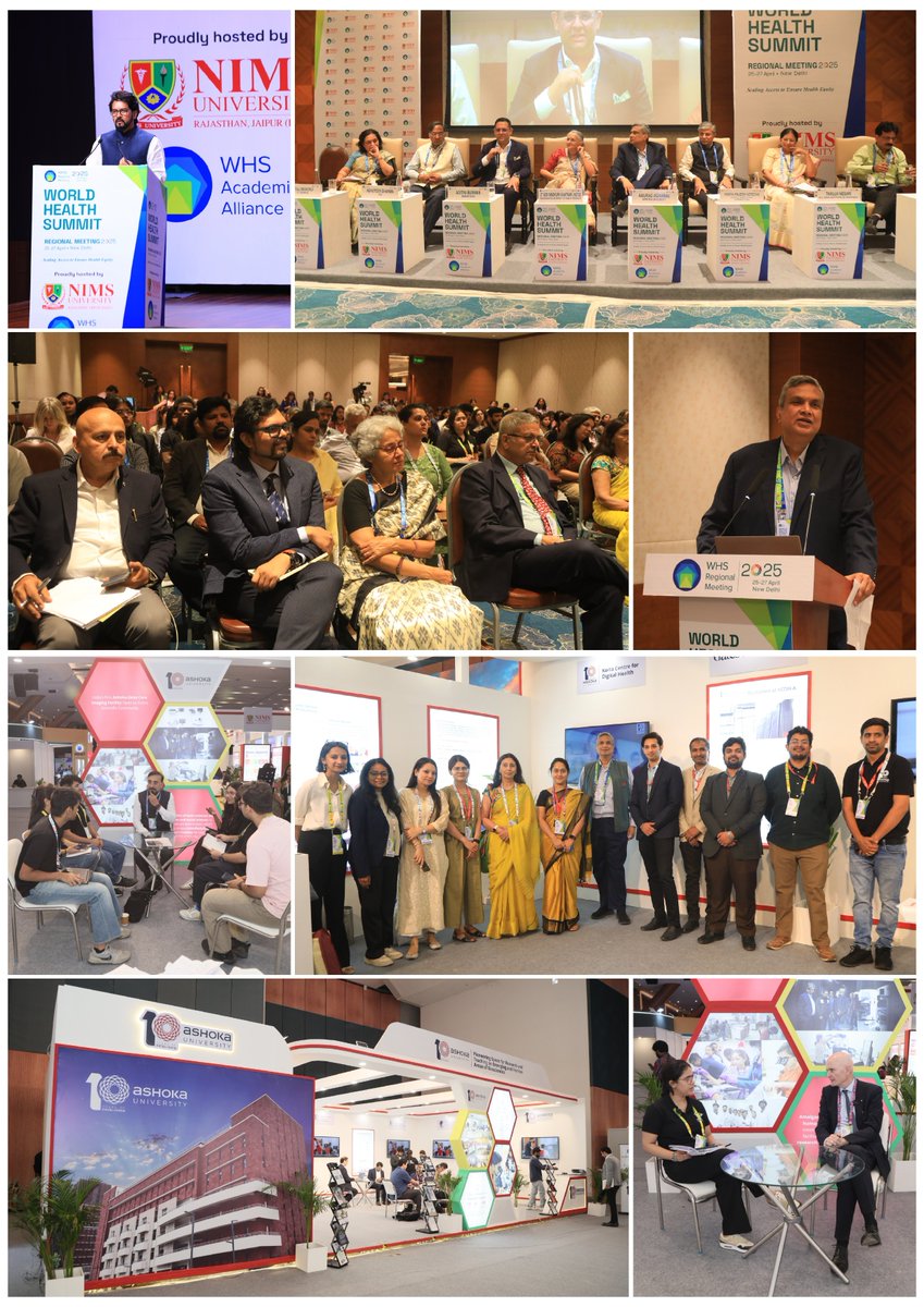 KCDH_A's tweet image. Out now: May 2025 edition of Ashoka Reflections!
Catch highlights from @whsnewdelhi2025 at Bharat Mandapam, New Delhi—where KCDH-A sparked insightful conversations on #DigitalHealth, #DataEquity, #AI, and higher education.
@AshokaUniv
Click here- lnkd.in/dKm6S9vm