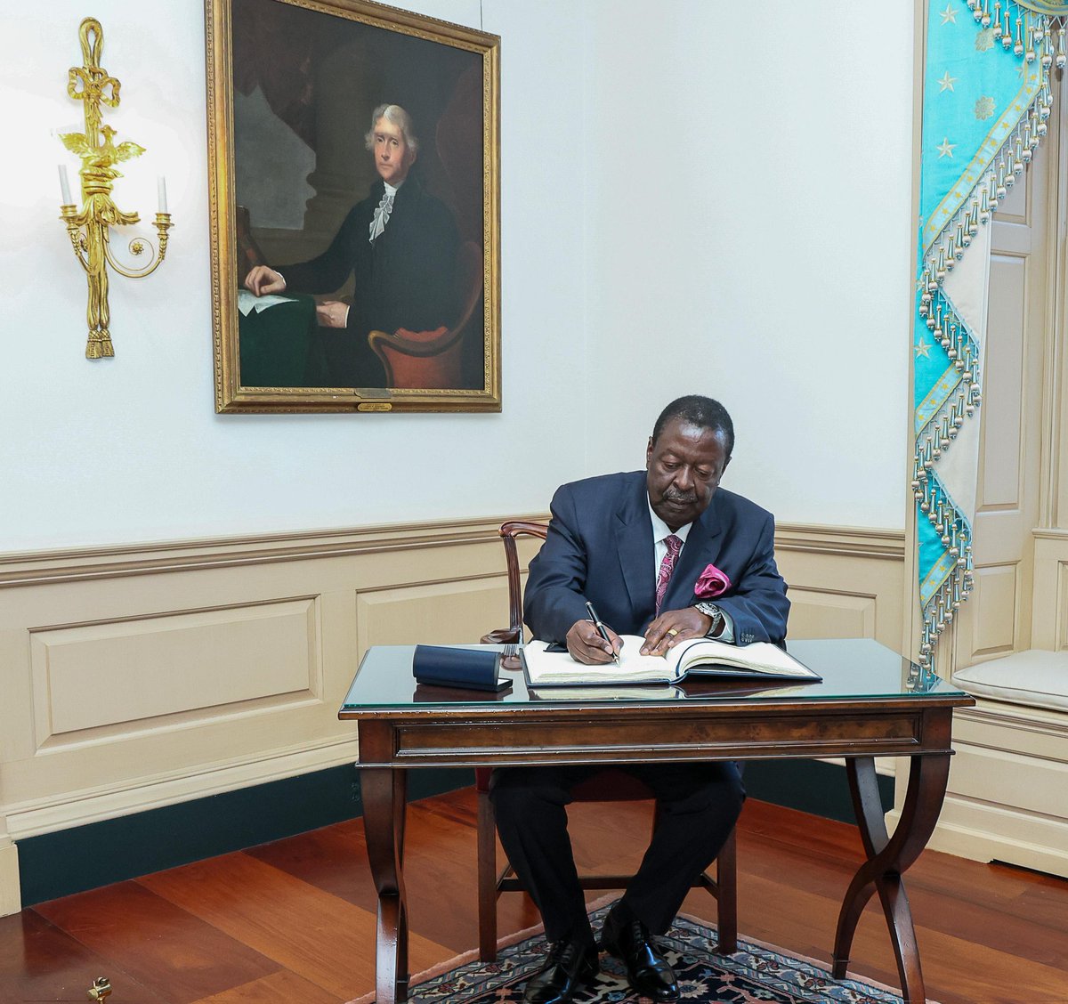 Musalia W Mudavadi (@musaliamudavadi) on Twitter photo Kenya and the United States continue to build on decades of shared values and strategic cooperation.
In Washington, D.C., I held a high-level meeting with the U.S. Secretary of State, Senator <a href="/SecRubio/">Secretary Marco Rubio</a>, where we discussed regional peace and security, expanded trade and Kenya and the United States continue to build on decades of shared values and strategic cooperation.
In Washington, D.C., I held a high-level meeting with the U.S. Secretary of State, Senator <a href="/SecRubio/">Secretary Marco Rubio</a>, where we discussed regional peace and security, expanded trade and
