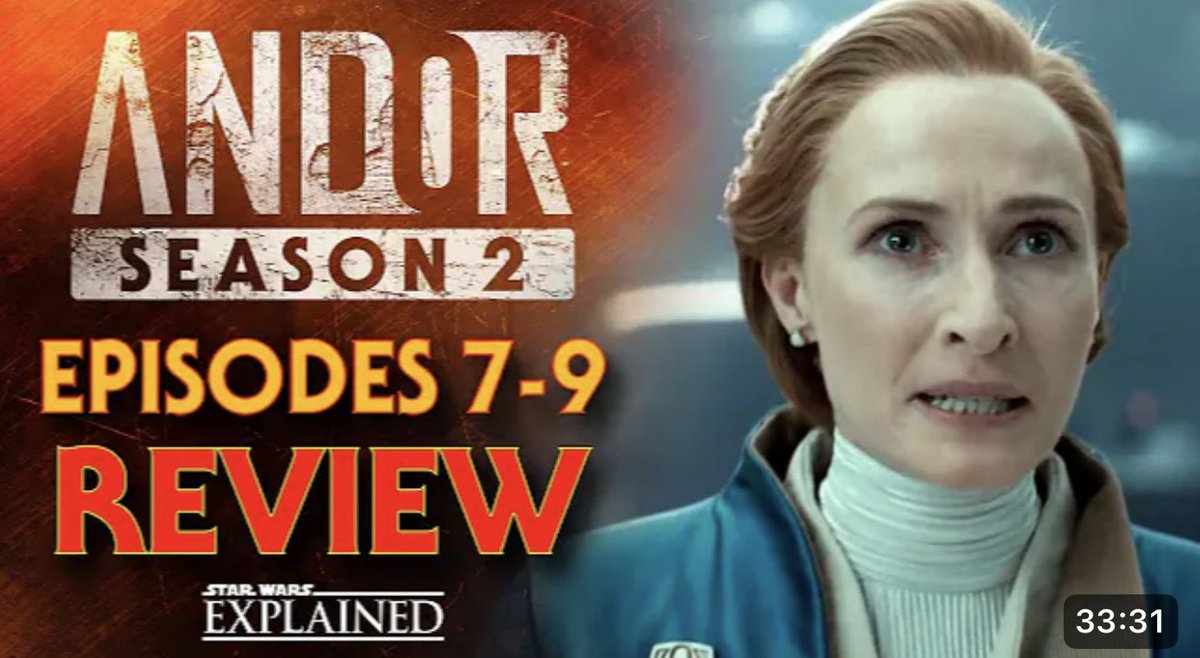 Taylor Gonzales (@50shadesoftayyy) on Twitter photo If you’re watching (and caught up with) Andor Season 2, <a href="/StarWarsExplain/">Star Wars Explained</a>’s review of episodes 7-9 is a MUST watch. The amount of research, effort & passion that went into this review is really inspiring. Super proud of you Alex! #Andor
youtu.be/IzOSr6mPqfI?si… If you’re watching (and caught up with) Andor Season 2, <a href="/StarWarsExplain/">Star Wars Explained</a>’s review of episodes 7-9 is a MUST watch. The amount of research, effort & passion that went into this review is really inspiring. Super proud of you Alex! #Andor
youtu.be/IzOSr6mPqfI?si…