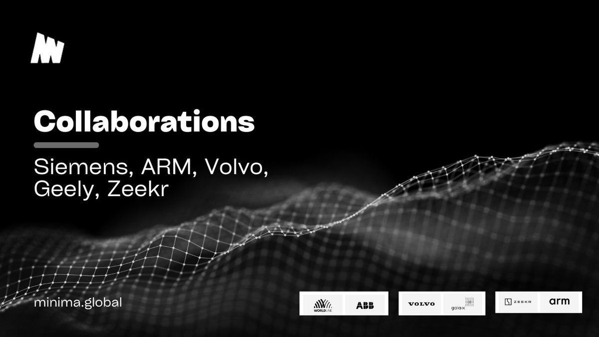 I’m not sure if it’s getting the attention it deserves, but Minima’s collaborations with <a href="/Siemens/">Siemens</a>, Geely, Volvo, <a href="/Arm/">Arm</a>, <a href="/Zeekr_Europe/">Zeekr Europe</a> and others highlight typical use cases of blockchain technology.

They’re integrating blockchain directly into industries, from autonomous vehicles
