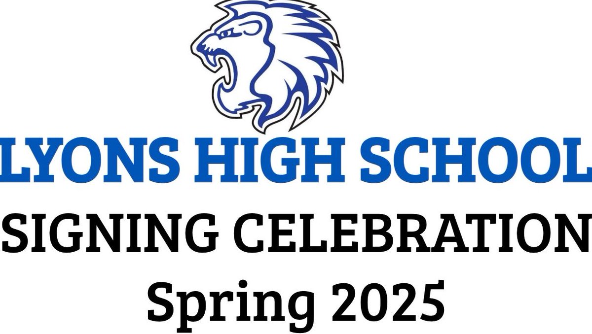 Lyons High School Signing Celebration Ceremony this Thursday, 5/8 in the Cafetorium at 3:15pm. We are celebrating four athletes who will be continuing athletics in college: Caleb Christiansen, Bratu Duckwitz, Hadley Larson &amp; Guilia Lorenzoni. See you there. @gosvvsd #StVrainStorm