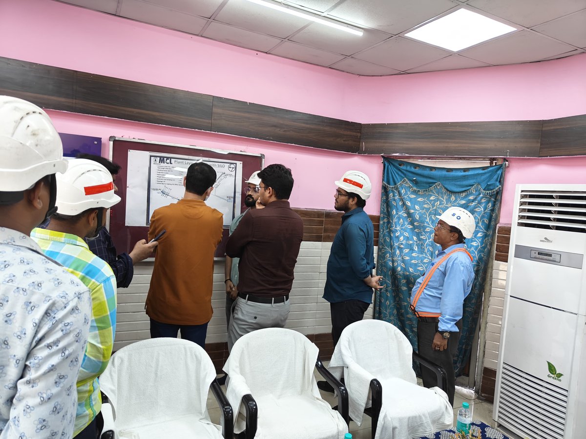 General Manager, Lingaraj Area, MCL (@mcllingarajarea) on Twitter photo An inspection was effectively carried out at the Silo Plant in the Lingaraj Area by Shri Satyendra Kumar, CFTM of East Coast Railway, along with Shri Sunil Geddam, Senior DOM of the Khurda Road Division, ECoR on May 7, 2025. <a href="/mahanadicoal/">Mahanadi Coalfields Limited</a>
#IamCoalIndia An inspection was effectively carried out at the Silo Plant in the Lingaraj Area by Shri Satyendra Kumar, CFTM of East Coast Railway, along with Shri Sunil Geddam, Senior DOM of the Khurda Road Division, ECoR on May 7, 2025. <a href="/mahanadicoal/">Mahanadi Coalfields Limited</a>
#IamCoalIndia