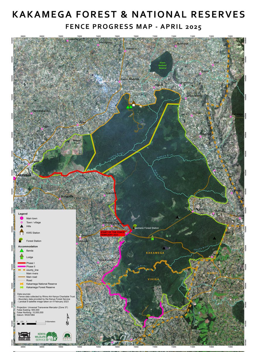 Rhino Ark (@rhinoark) on Twitter photo š§ 33km of the #KakamegaForest electric fence now complete! š³
A major step in protecting Kenyaās only tropical rainforest.
Thanks to <a href="/KeForestService/">Kenya Forest Service</a>, <a href="/KWSKenya/">Kenya Wildlife Service</a>, <a href="/NETFUNDkenya/">NETFUND</a>, <a href="/UNDPKenya/">UNDP Kenya</a>, <a href="/SafaricomFDN/">Safaricom Foundation</a>, <a href="/Kakamega_037/">County Government of Kakamega</a>, <a href="/VihigaCountyGov/">County Government of Vihiga</a> county govts & local communities. š§ 33km of the #KakamegaForest electric fence now complete! š³
A major step in protecting Kenyaās only tropical rainforest.
Thanks to <a href="/KeForestService/">Kenya Forest Service</a>, <a href="/KWSKenya/">Kenya Wildlife Service</a>, <a href="/NETFUNDkenya/">NETFUND</a>, <a href="/UNDPKenya/">UNDP Kenya</a>, <a href="/SafaricomFDN/">Safaricom Foundation</a>, <a href="/Kakamega_037/">County Government of Kakamega</a>, <a href="/VihigaCountyGov/">County Government of Vihiga</a> county govts & local communities.