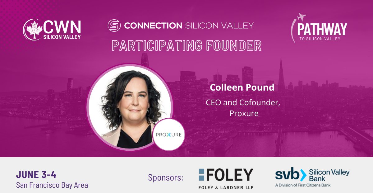 Colleen Pound, CEO of <a href="/Proxure_io/">Proxure</a>, is tackling legal spend with AI—saving companies time, money, &amp; guesswork. ⚡️

We’re thrilled to have her in our Spring 2025 Pathway to Silicon Valley cohort! 

🚨 A few spots left! Apply now: share.hsforms.com/1pMUX0O5URQiHl…