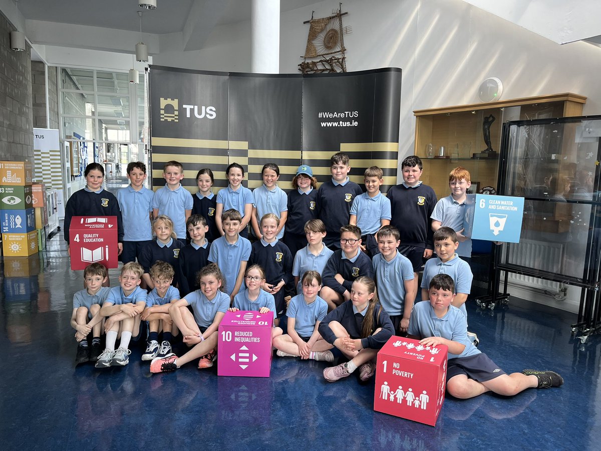 Carrig NS Ballycommon (@carrigns1914) on Twitter photo 3rd Class travelled to the <a href="/TUS_ie/">Technological University of the Shannon</a> campus in Thurles today where they learned about the sustainable development goals through coding! As well as the workshops they also took a tour of the campus and tested their speed in the sports lab! <a href="/pamelaaobrien/">Pam</a> <a href="/NenaghGuardian/">NenaghGuardian</a> 3rd Class travelled to the <a href="/TUS_ie/">Technological University of the Shannon</a> campus in Thurles today where they learned about the sustainable development goals through coding! As well as the workshops they also took a tour of the campus and tested their speed in the sports lab! <a href="/pamelaaobrien/">Pam</a> <a href="/NenaghGuardian/">NenaghGuardian</a>