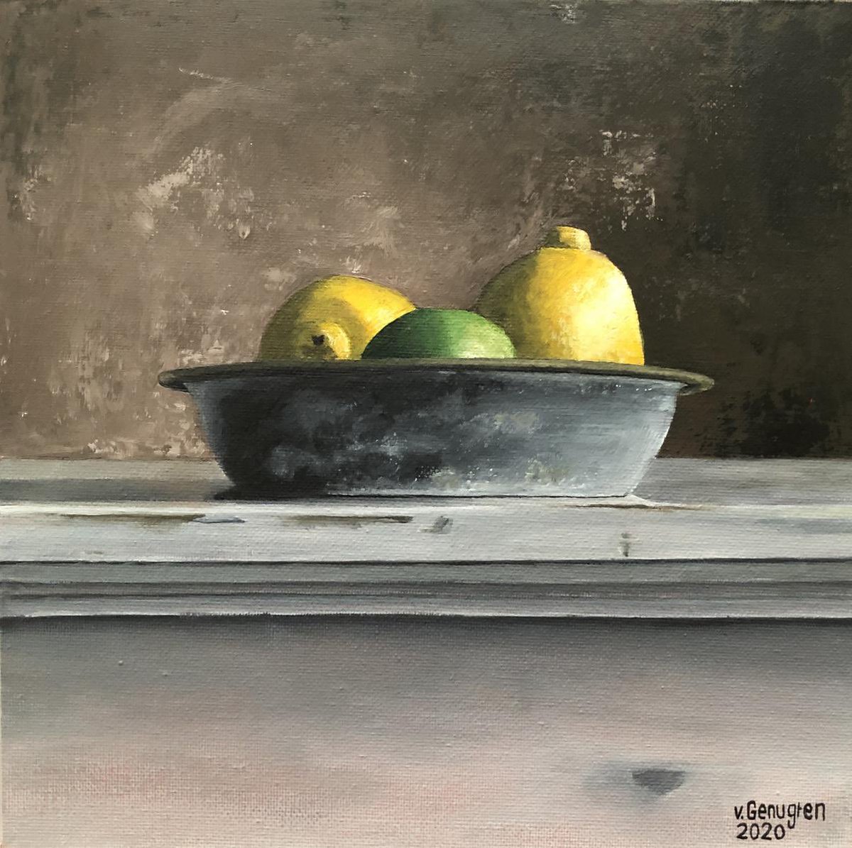 btcxrenaissance's tweet photo. Still life with lemons (2020) - oil on canvas board 30x24cm
i found this metal dish while looking through one of my cabinets and really liked the worn down metal texture.
#oilpainting #finearts #art #contemporaryart #stilllife #Dutchmasters #citrusfruits #metal #realism #texture https://t.co/yX7s86O7rp