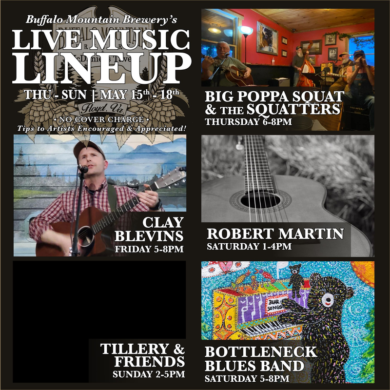 Next3Days's tweet image. Thursday Music Lineup:
• Jared Stout at JH Bards #Blacksburg 
• Sula's Front Porch at @InnVirginiaTech
• Chris Youngblood &amp;amp; the Jam at Outerspace #floydva
• Big Poppa Squat &amp;amp; The Squatters at Buffalo Mtn Brewery #floydva
• Honky Tonk Thursdays at Floyd Country Store
• Open