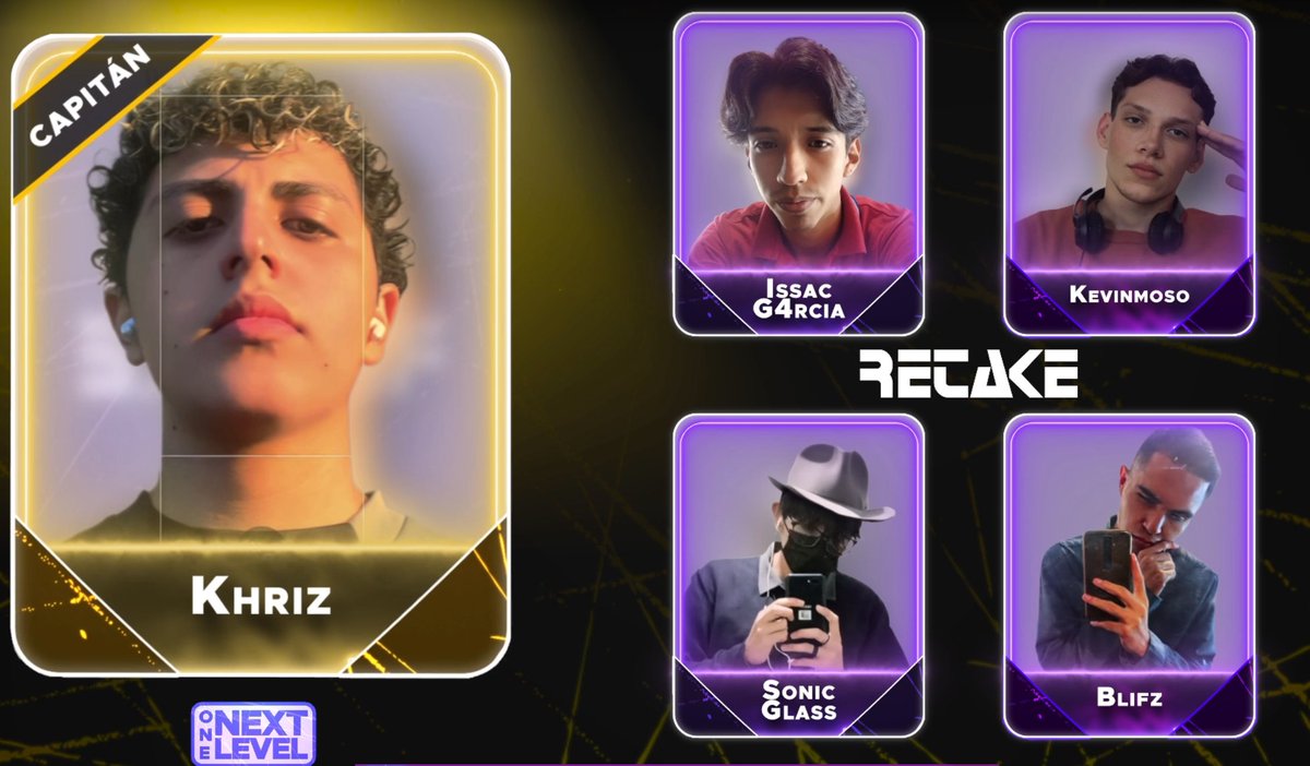 Abemos equipo para #Retake. Eh de confesar que estoy nervioso ya que tengo que llenar el hueco que deja Shi, porque es buenisima mi niña, pero daré lo mejor para no defraudar a mi equipo. Los tqm!