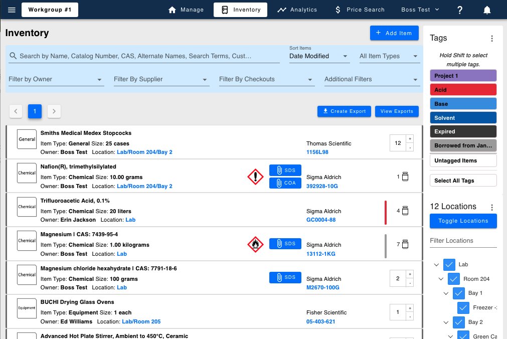 LabSpend's tweet image. Hello new followers! We're building a free lab inventory solution and trying to help those who are cobbling together excel, google docs, dropbox...
Features:
Custom locations, notifications, sorting, tagging, locations, Manage SDSs & much more!
labspend.com