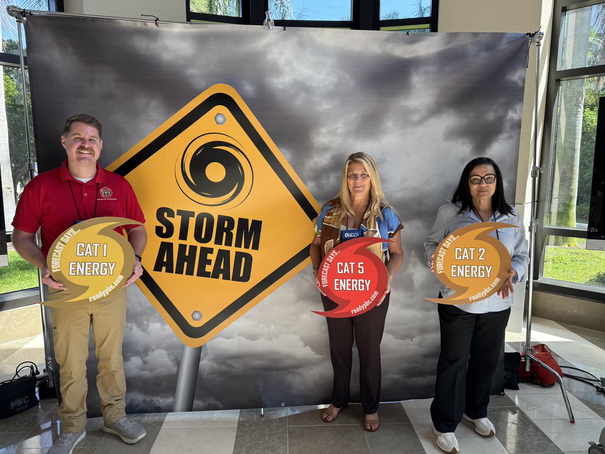 🌀This week, Sally, Collin, and Susana are attending the Governor’s Hurricane Conference in West Palm Beach. They’re learning and networking and sharing experiences with other members of the Emergency Management community. #MartinReady #Partnership