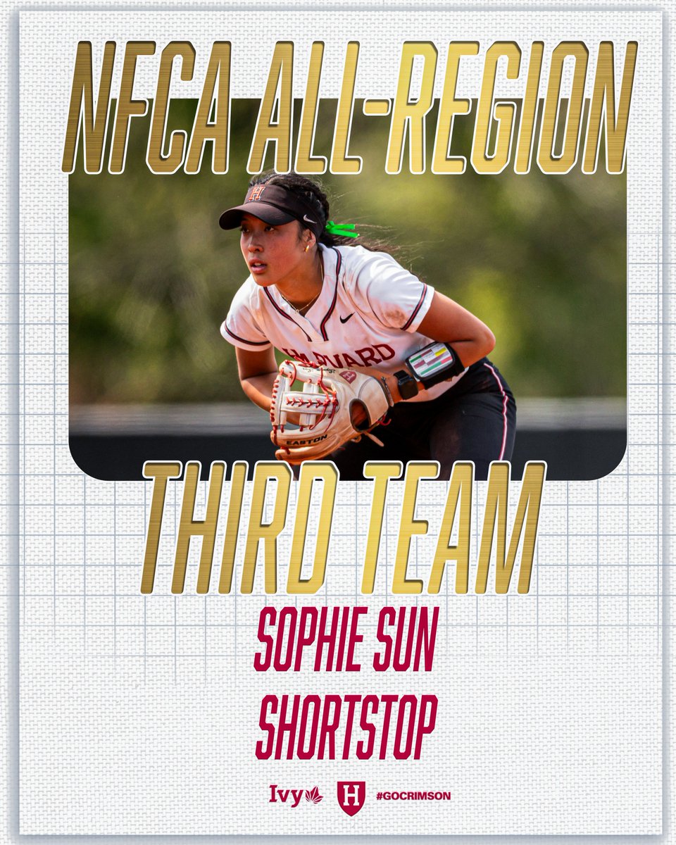 Best in the Northeast ‼️

Finley Payne and Sophie Sun earn NFCA Northeast All-Region Third Team honors!

#GoCrimson #LND