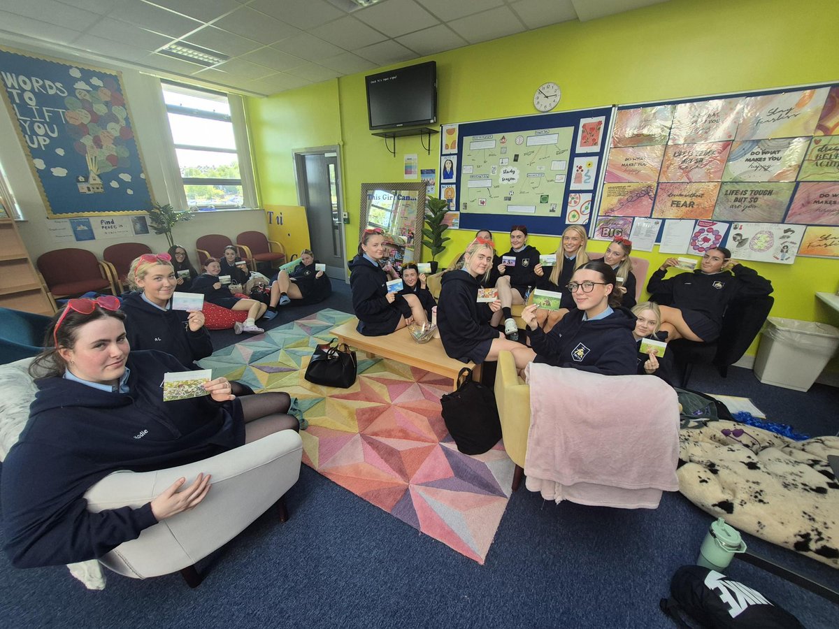 Some of our year 14 students enjoying their last wellbeing session in The Hub, talking about their favourite memories of the past 7 years at school and reading some positive affirmations.

With sad endings, come beautiful new beginnings and for that we are grateful. 😊