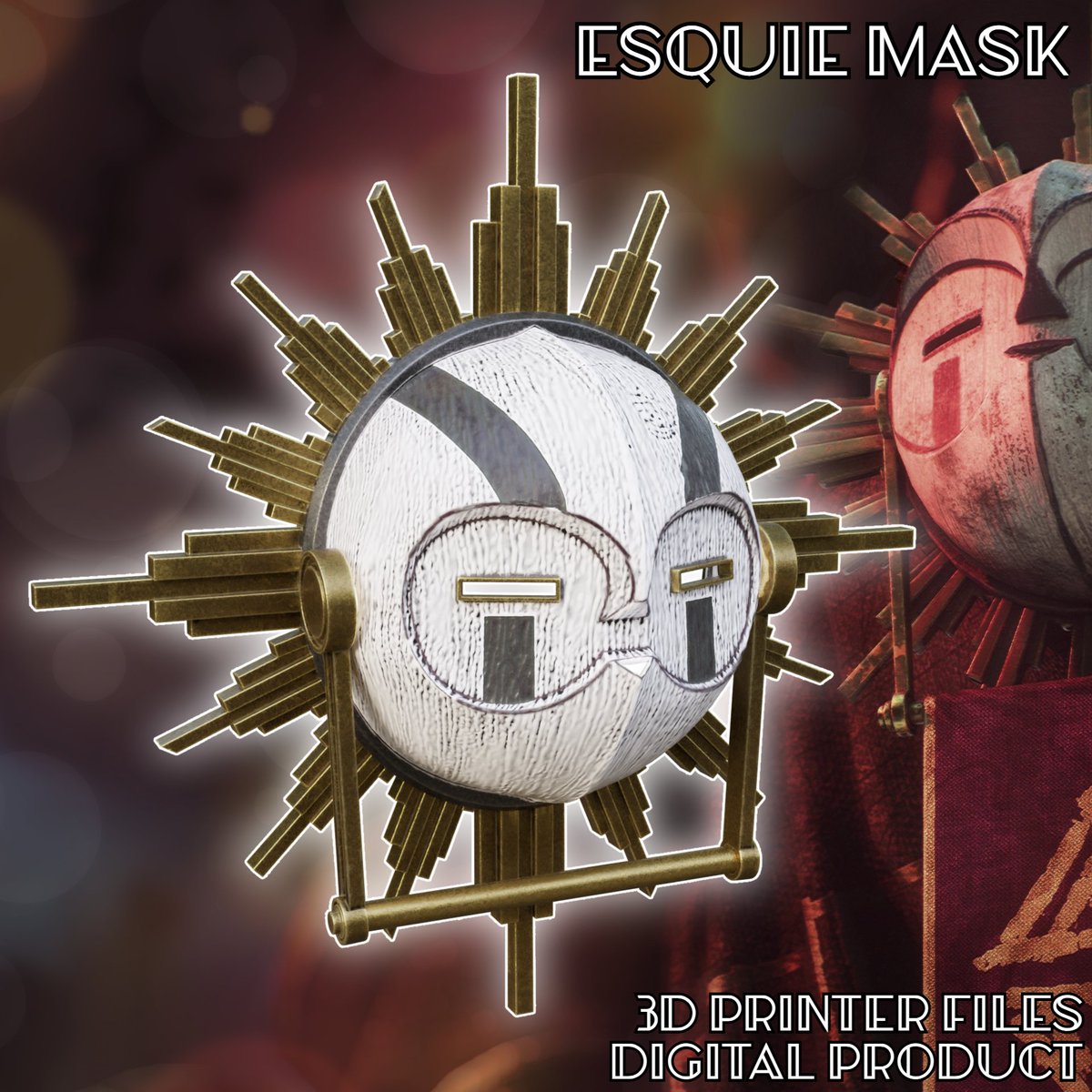 Krotek_inc's tweet photo. #Esquie from Clair Obscur #Expedition33. 
@Thangs3D @Cults3D #3DPrinting #3dprint #cosplay #props #cosplayer #mask #Helmet @printablescom 

https://t.co/ej8zMzN9ZH
https://t.co/6GA8GoHu9v
https://t.co/4t3T8p2x2w https://t.co/xZdnJnFuwr