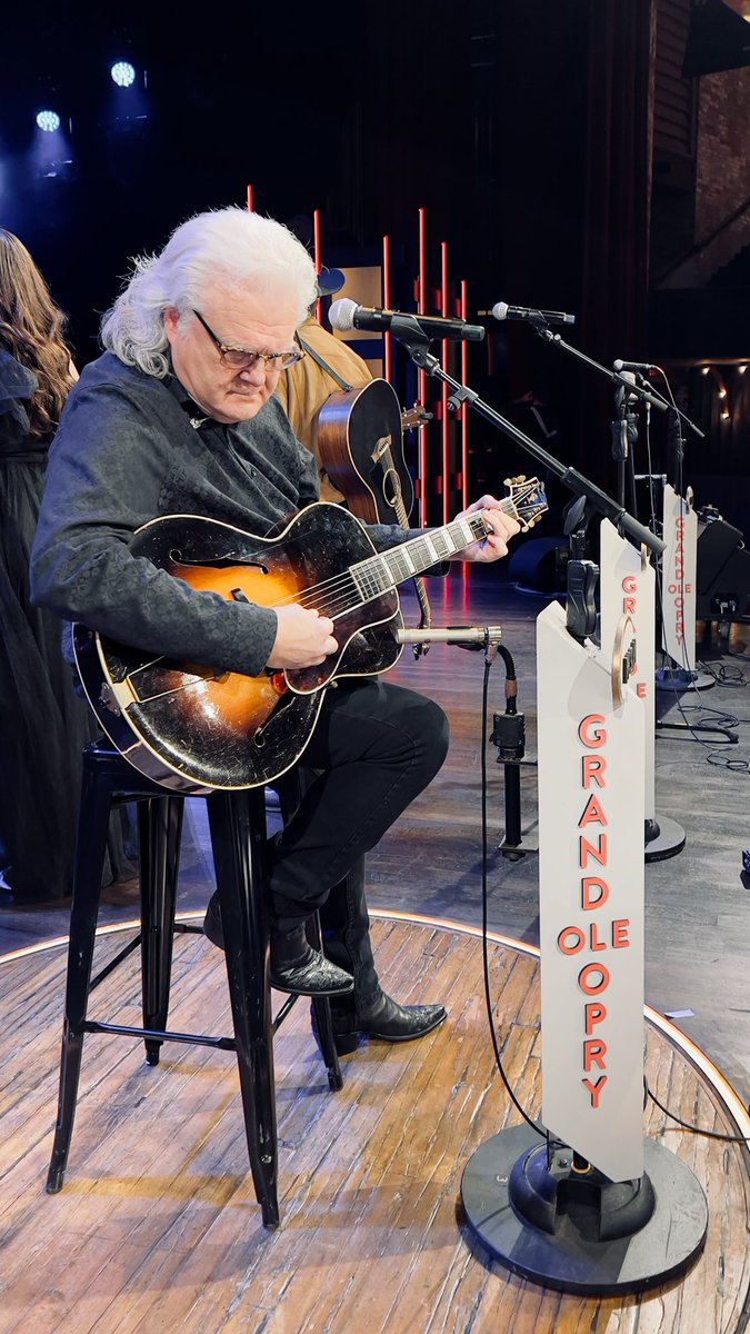 Ricky Skaggs (@rickyskaggs) on Twitter photo On this day in 1982, Ricky is named the 61st member of the <a href="/opry/">Grand Ole Opry</a>, the youngest member ever to be inducted at that time. Happy Opry Anniversary Ricky!
📷: <a href="/81crowe/">Russ Carson</a> On this day in 1982, Ricky is named the 61st member of the <a href="/opry/">Grand Ole Opry</a>, the youngest member ever to be inducted at that time. Happy Opry Anniversary Ricky!
📷: <a href="/81crowe/">Russ Carson</a>