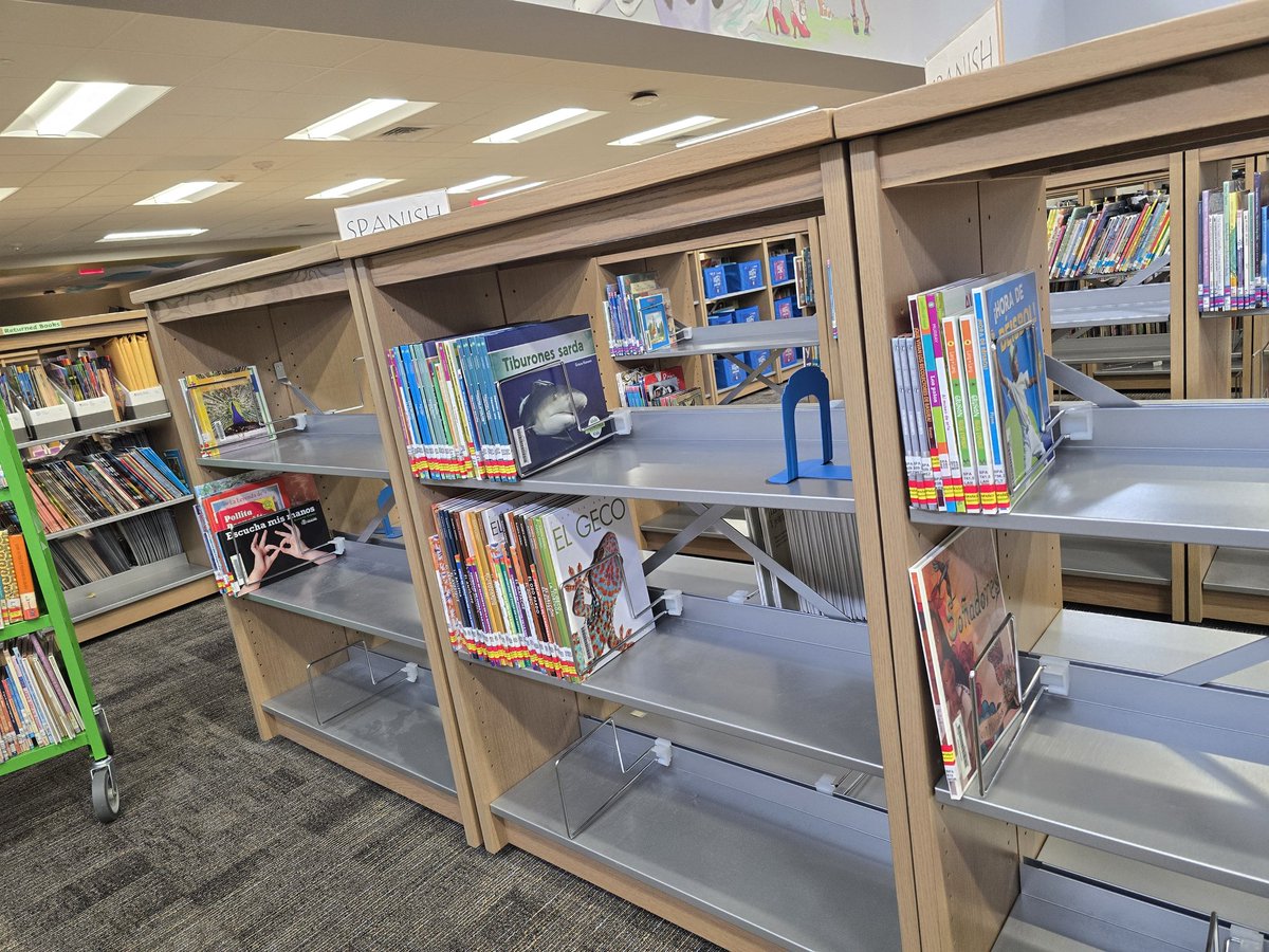 Lieder/Sheridan Library (@leopardlibrary) on Twitter photo It's definitely a work in progress, but the Spanish and Bilingual books <a href="/SheridanCFISD/">Sheridan Elementary School</a> now have a proper home and are all labeled correctly! #KidsDeserveGreatBooks #EasyToFind #WorkInProgress <a href="/CyFairISD/">Cypress-Fairbanks ISD</a> <a href="/CyFairLibraries/">CyFairLibraries</a> It's definitely a work in progress, but the Spanish and Bilingual books <a href="/SheridanCFISD/">Sheridan Elementary School</a> now have a proper home and are all labeled correctly! #KidsDeserveGreatBooks #EasyToFind #WorkInProgress <a href="/CyFairISD/">Cypress-Fairbanks ISD</a> <a href="/CyFairLibraries/">CyFairLibraries</a>
