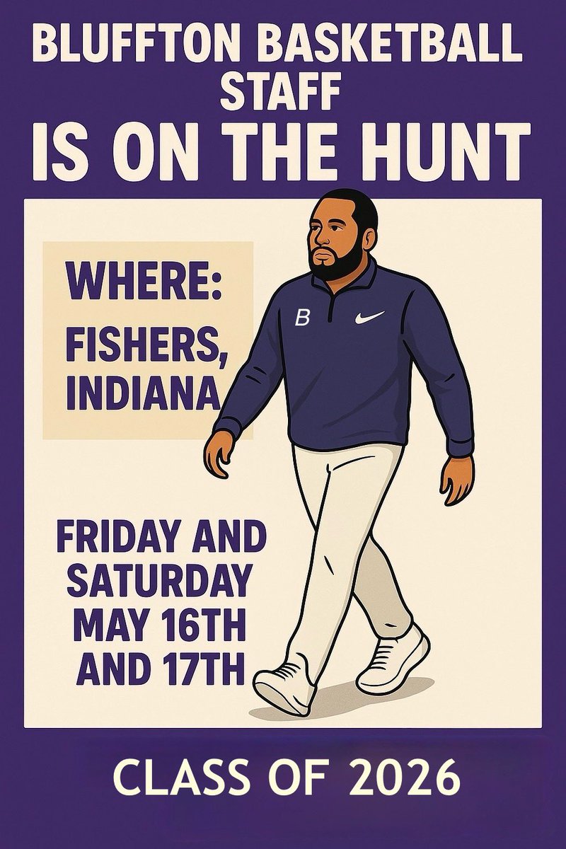 Seth Clark (@sclark21_) on Twitter photo We will be out supporting and finding Future Beavers 🦫
📍Fishers, Indiana - May 16th and 17th ⏳
📥 Send those schedules if you want us to get an evaluation 👀
#STAC 🪵
<a href="/BlufftonUMbk/">Bluffton Men’s Basketball</a> ⚪️🟣 We will be out supporting and finding Future Beavers 🦫
📍Fishers, Indiana - May 16th and 17th ⏳
📥 Send those schedules if you want us to get an evaluation 👀
#STAC 🪵
<a href="/BlufftonUMbk/">Bluffton Men’s Basketball</a> ⚪️🟣