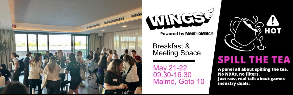 Indie developer and coming to Malmö next week? Join the WINGS Lounge, powered by MeetToMatch. An event exclusively for indie developers meeting publishers &amp; investors. Free registeration here: eventbrite.ch/e/wings-lounge…